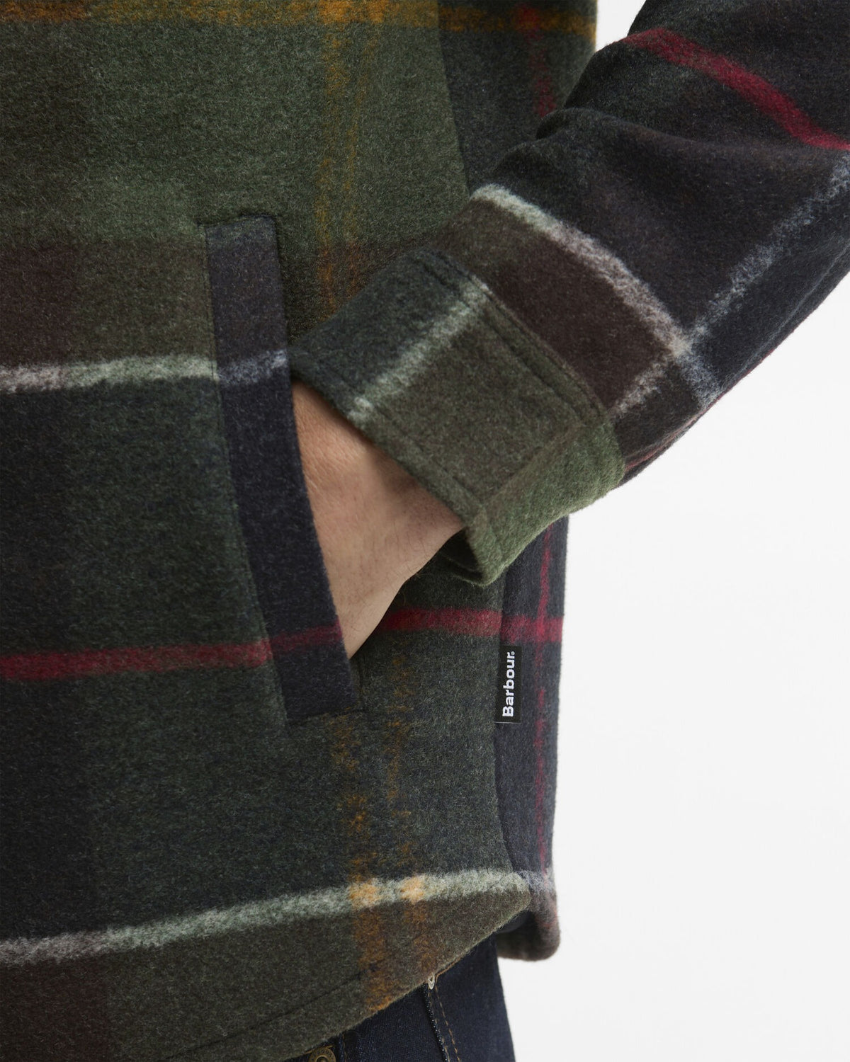 Woodlane Brushed Check Overshirt - Classic Tartan