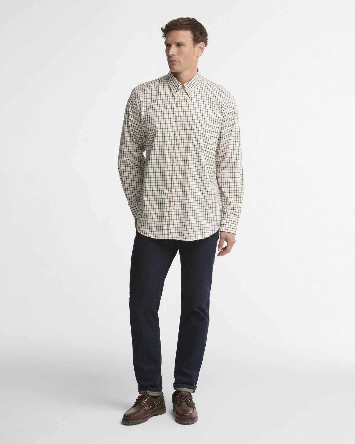 Sporting Regular Long-Sleeved Shirt - Dark Bordeaux