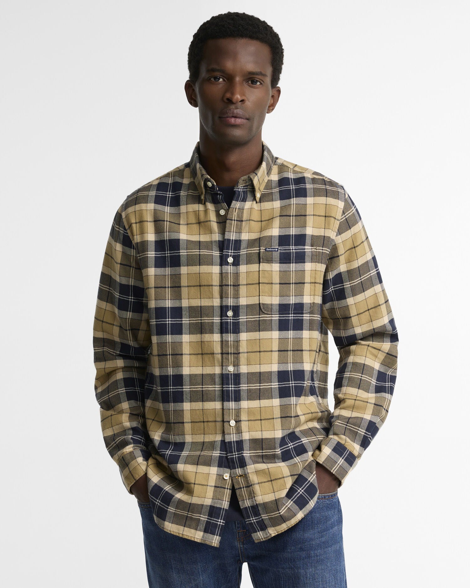 Kyeloch Tailored Long-Sleeved Shirt - Birchwood Dress Tartan