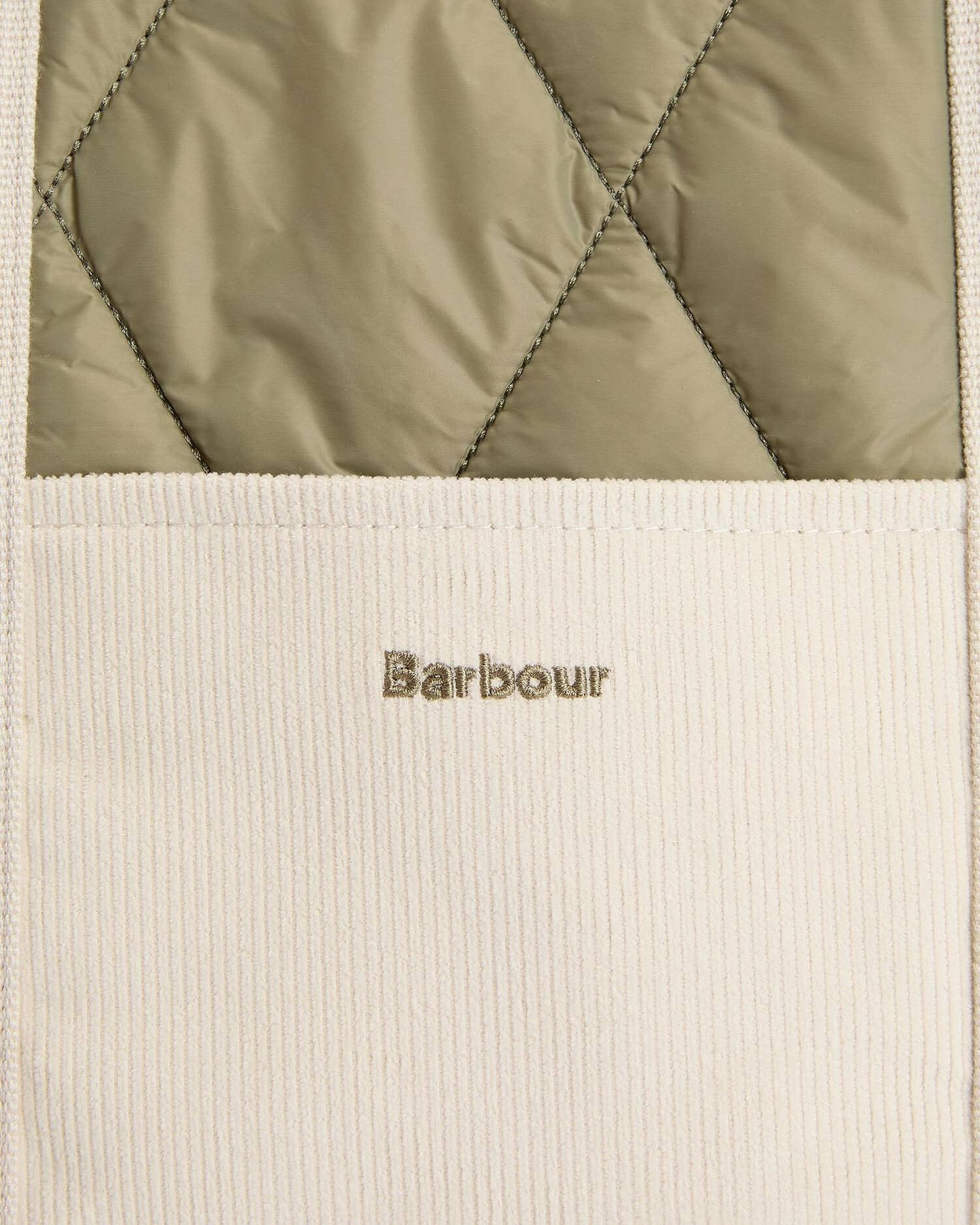 Healy Quilted Tote Bag - Bleached Olive