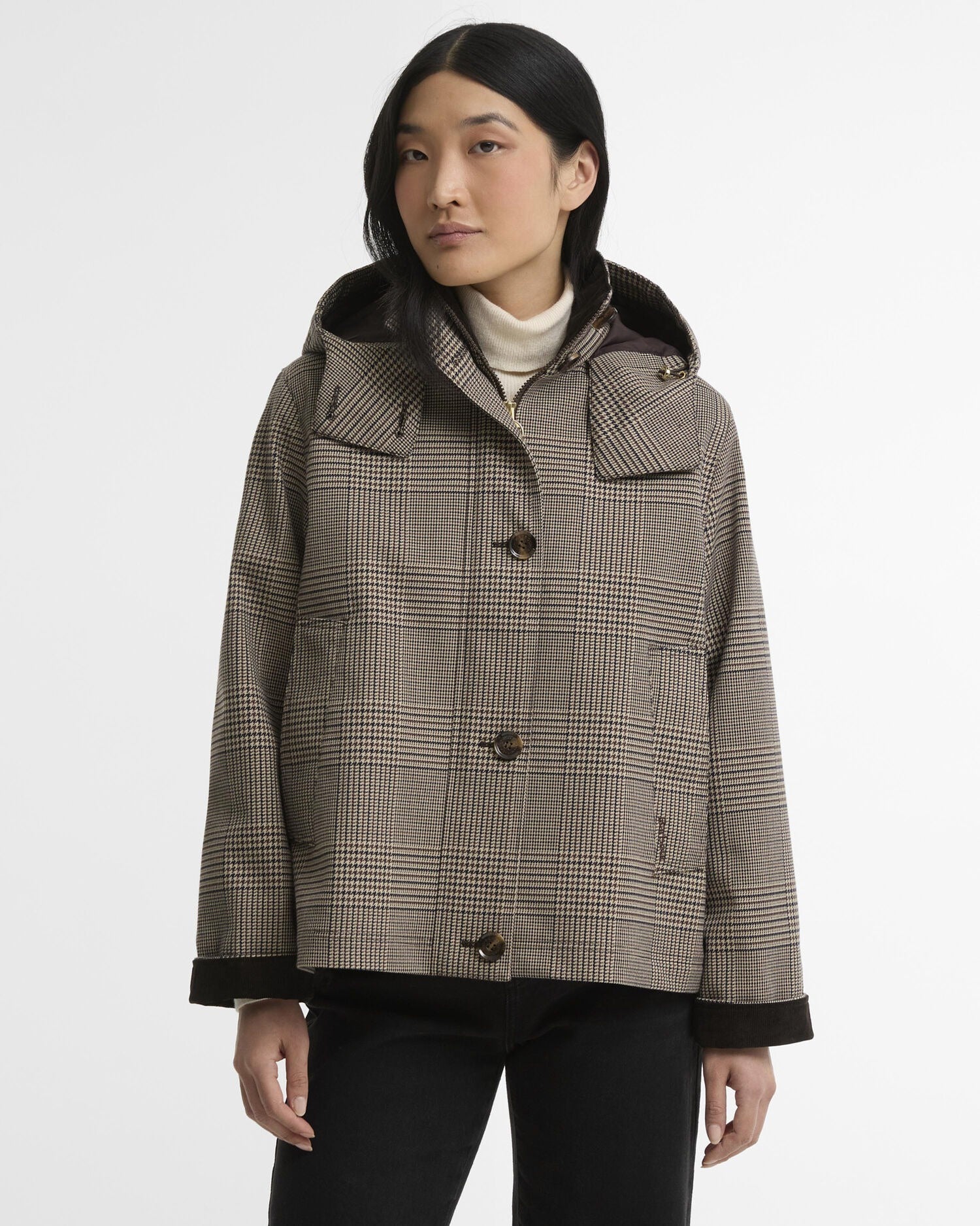 Connie Showerproof Jacket - Prince Of Wales Check