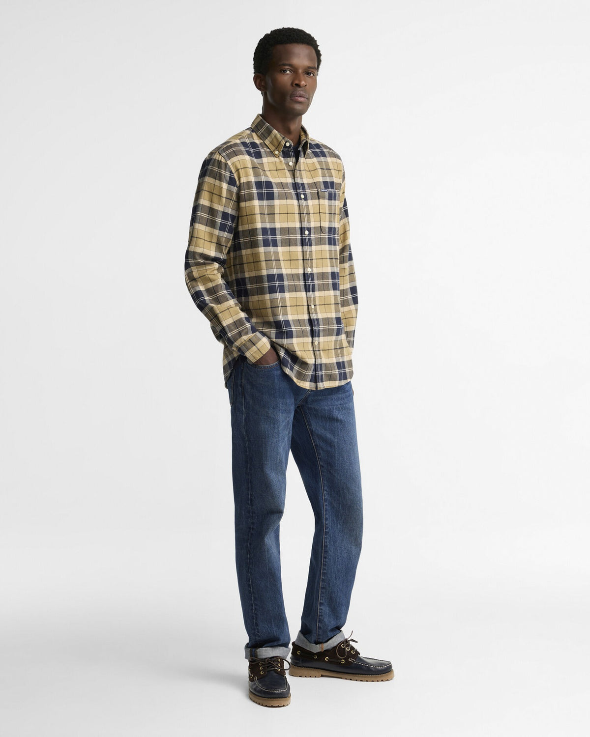 Kyeloch Tailored Long-Sleeved Shirt - Birchwood Dress Tartan