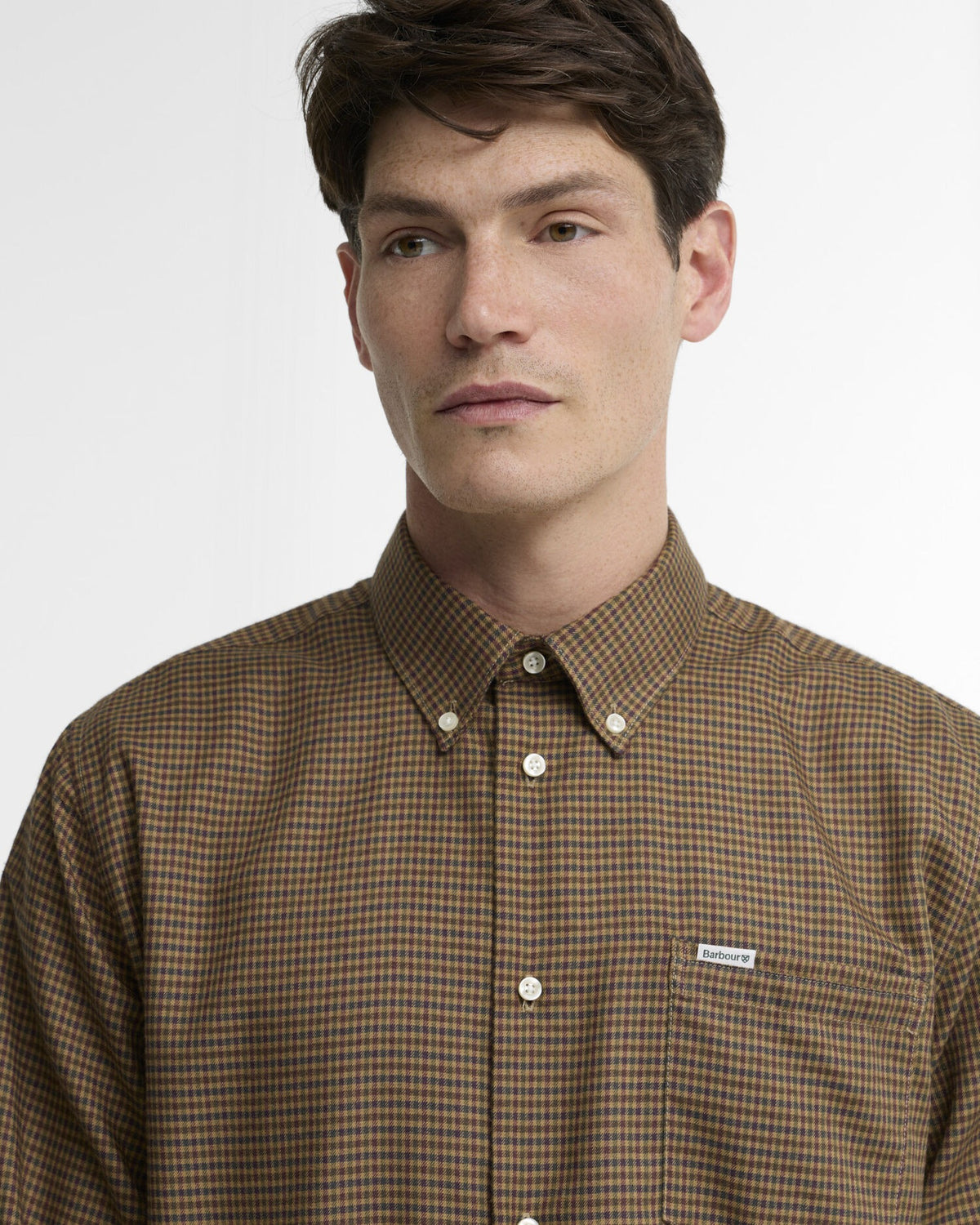 Barnard Thermo Weave Regular-Fit Shirt - Olive