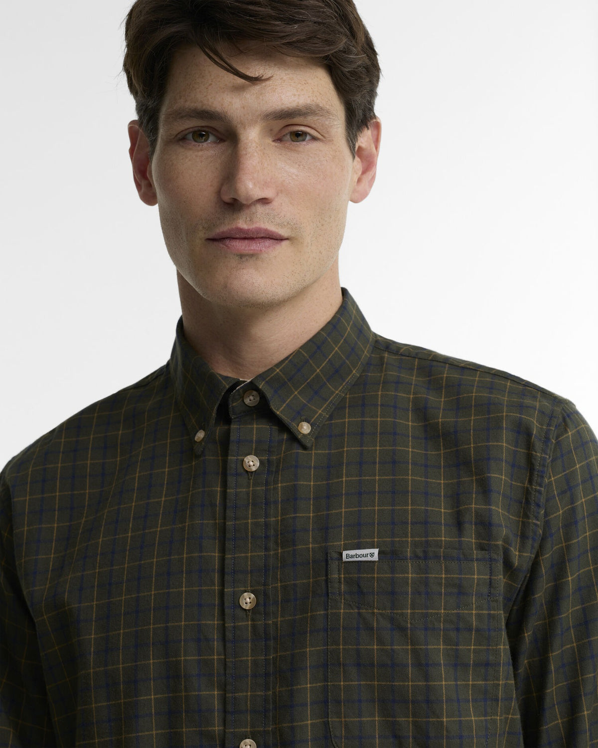 Bank Regular Long-Sleeved Shirt - Olive