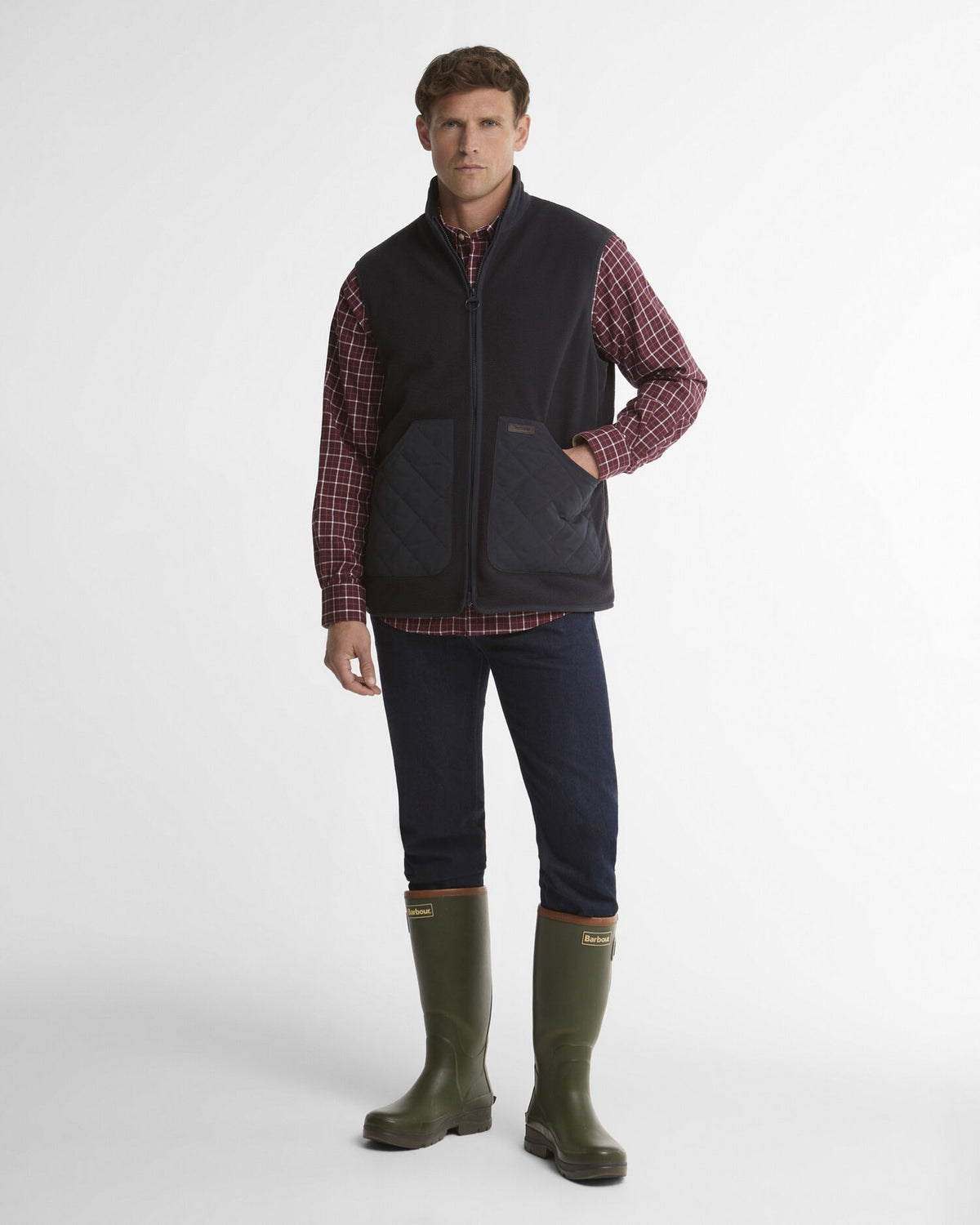 Lowich Fleeced Gilet - Dark Navy