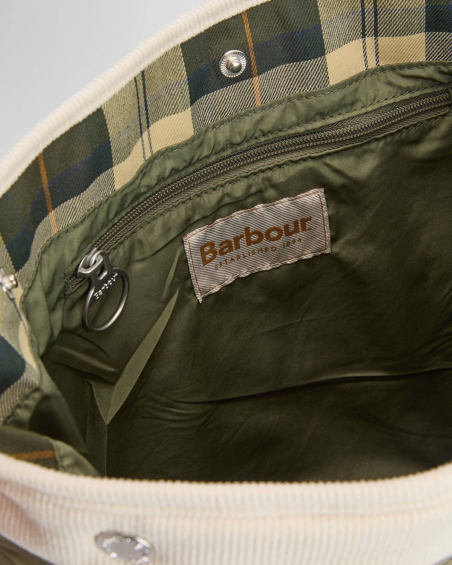Healy Quilted Tote Bag - Bleached Olive