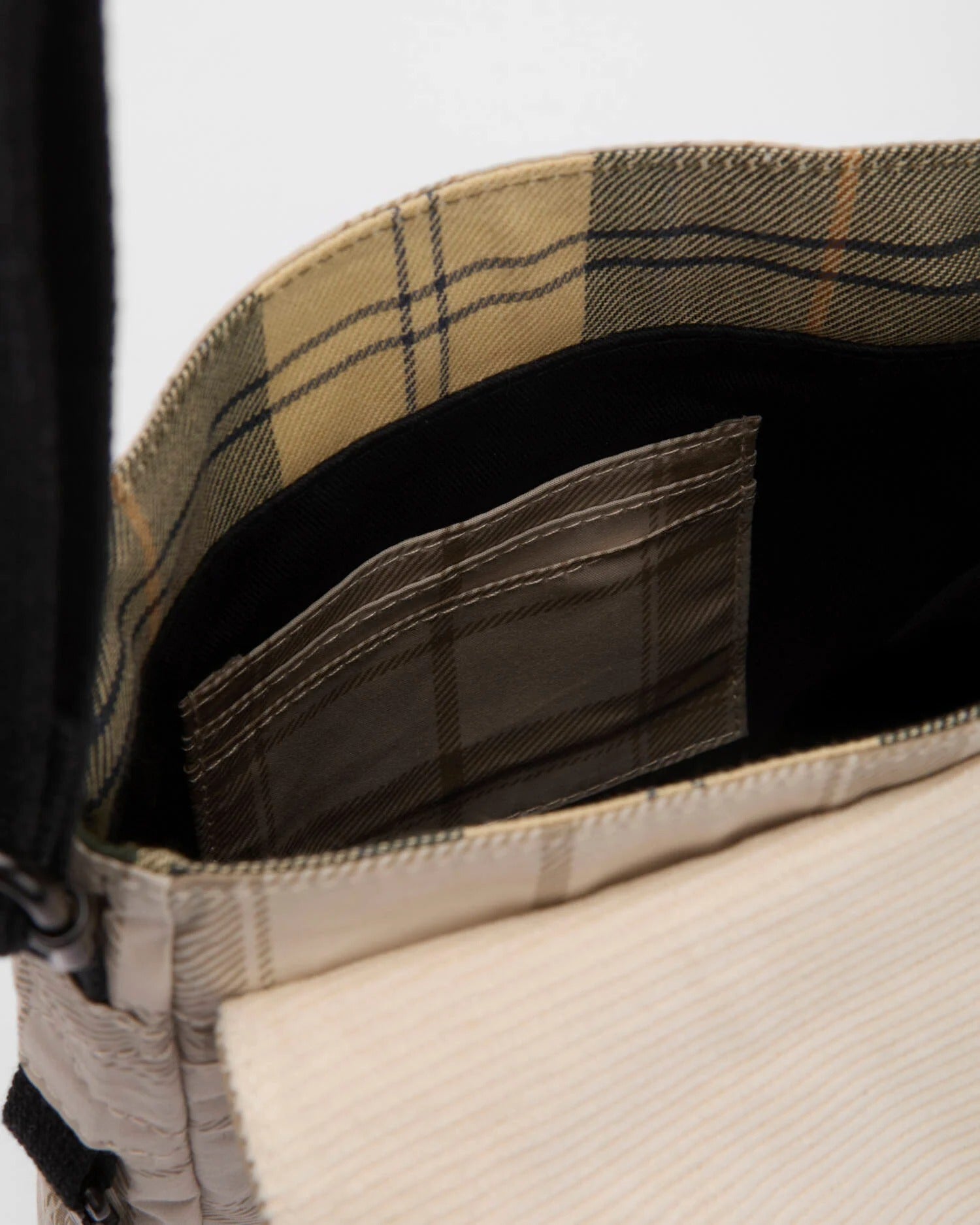 Transport Crossbody Bag - Mist Tartan