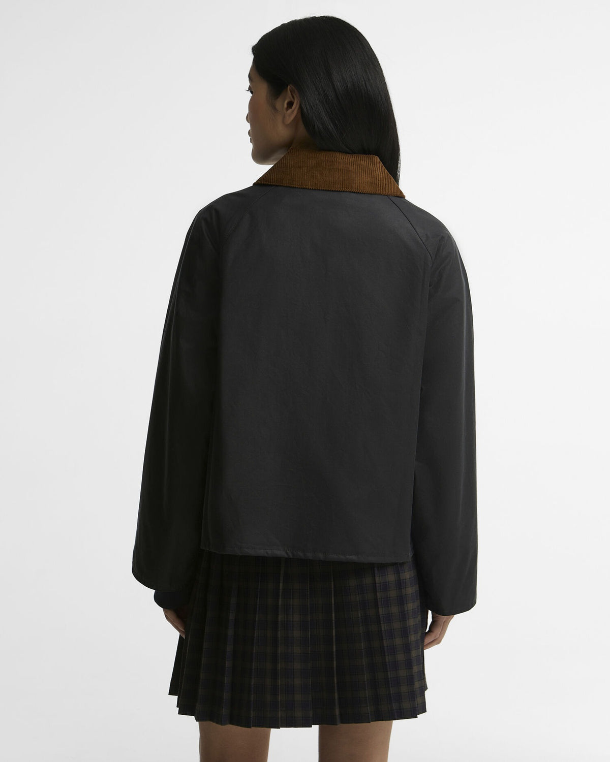 Arlene Waxed Jacket - Navy/Ancient