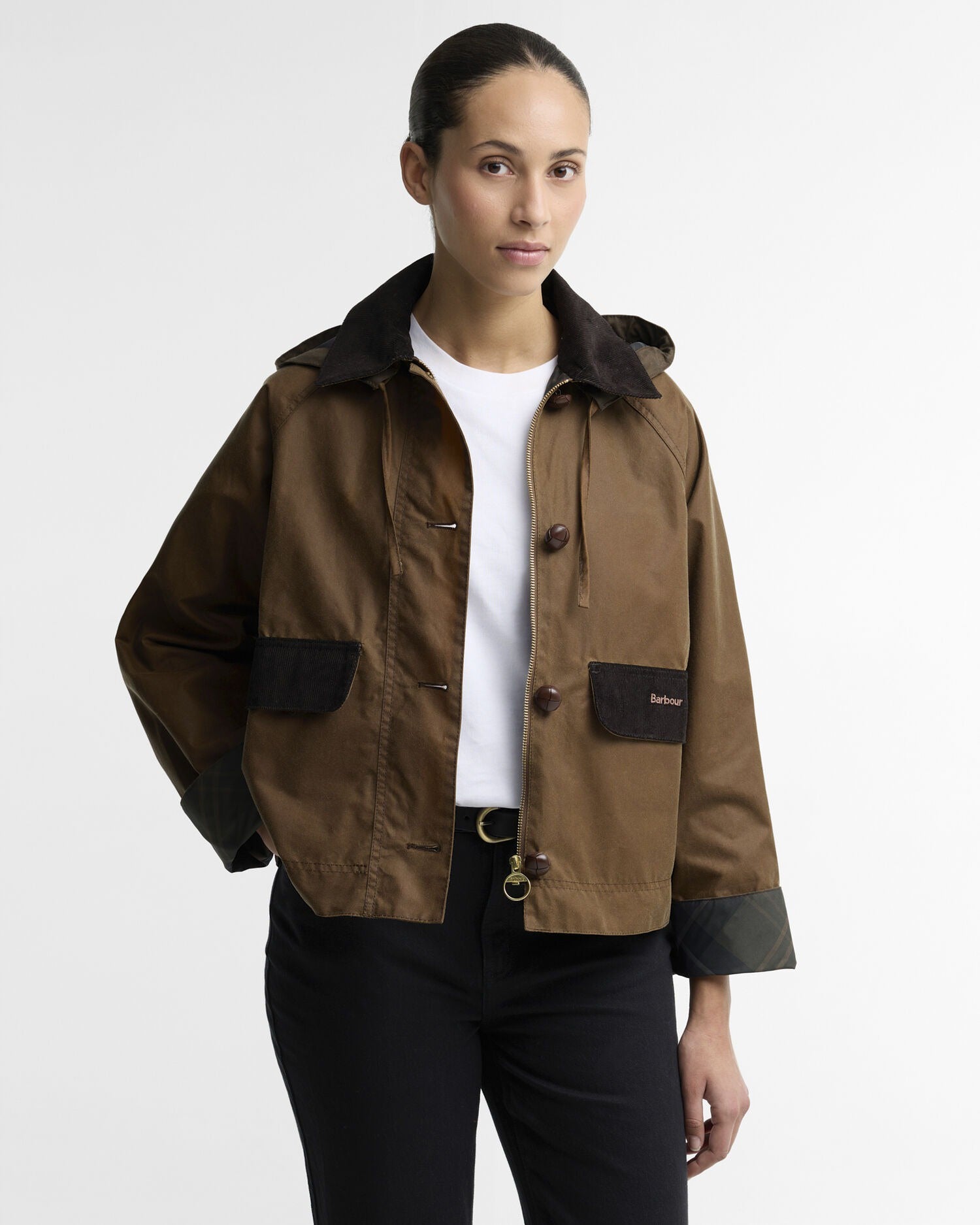 Adina Waxed Jacket - Tan/Shadow Classic