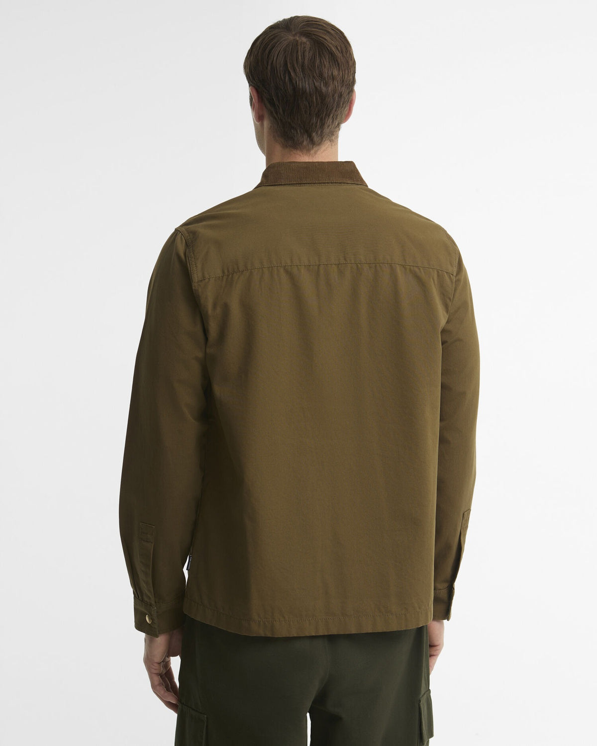 Cord Collar Twill Overshirt - Beech