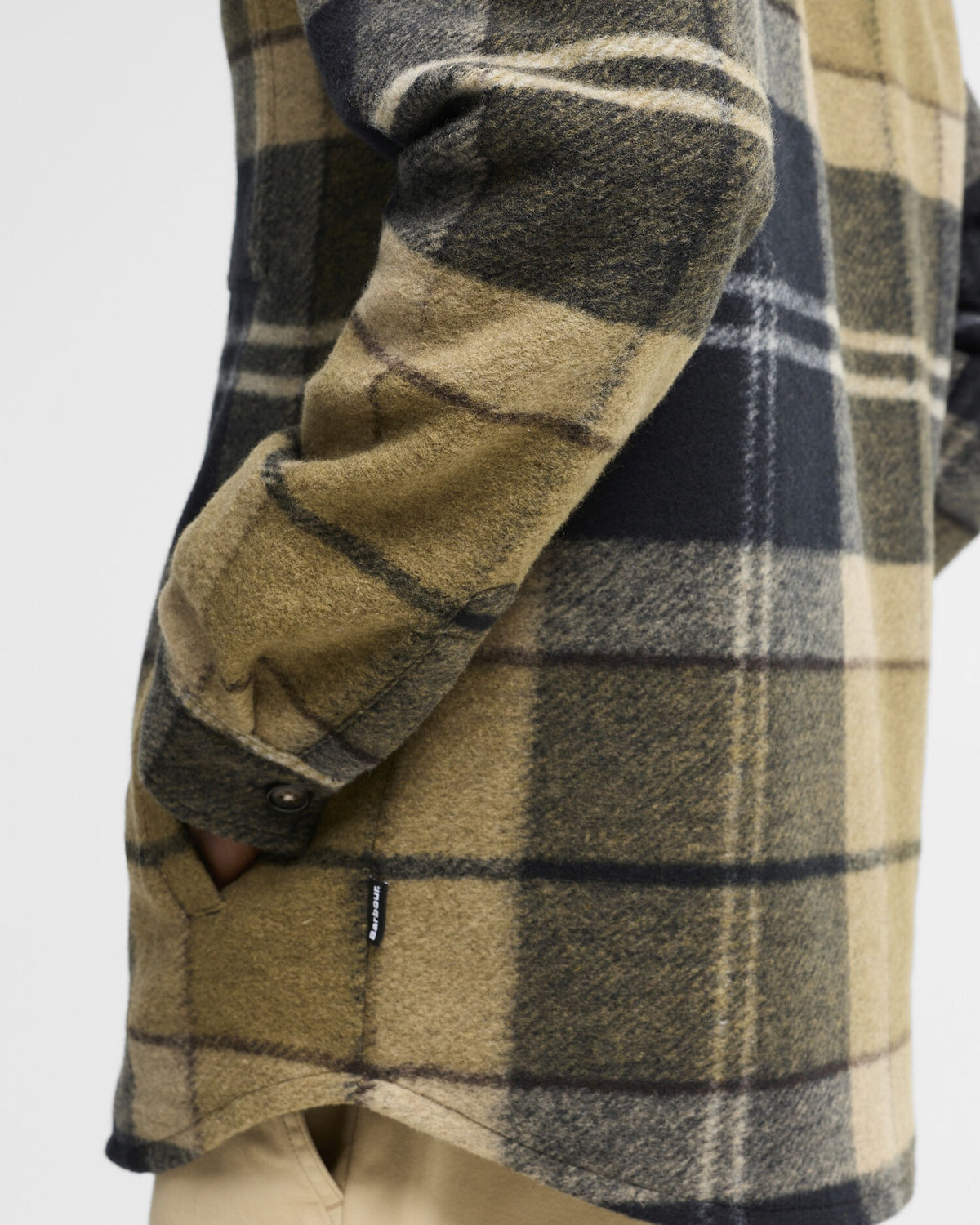 Woodlane Brushed Check Overshirt - Birchwood Dress Tartan
