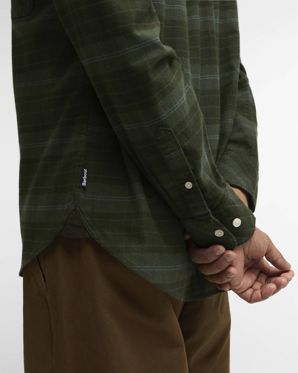 Mineral Tartan Authentic-Fit Long-Sleeved Shirt - Pine Glen