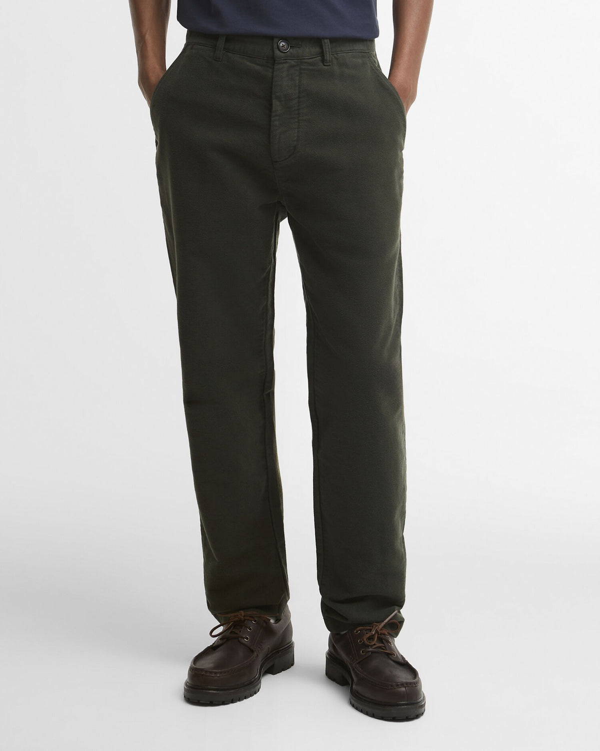 Moleskin Tailored Trousers - Sage