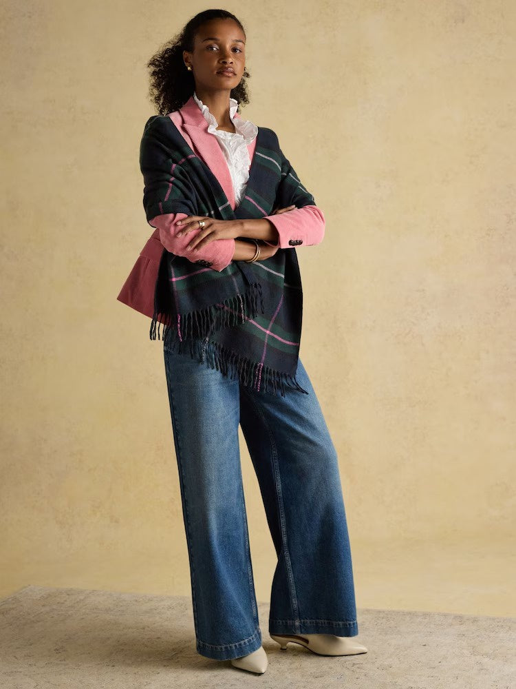 Langtree Navy/Pink Scarf