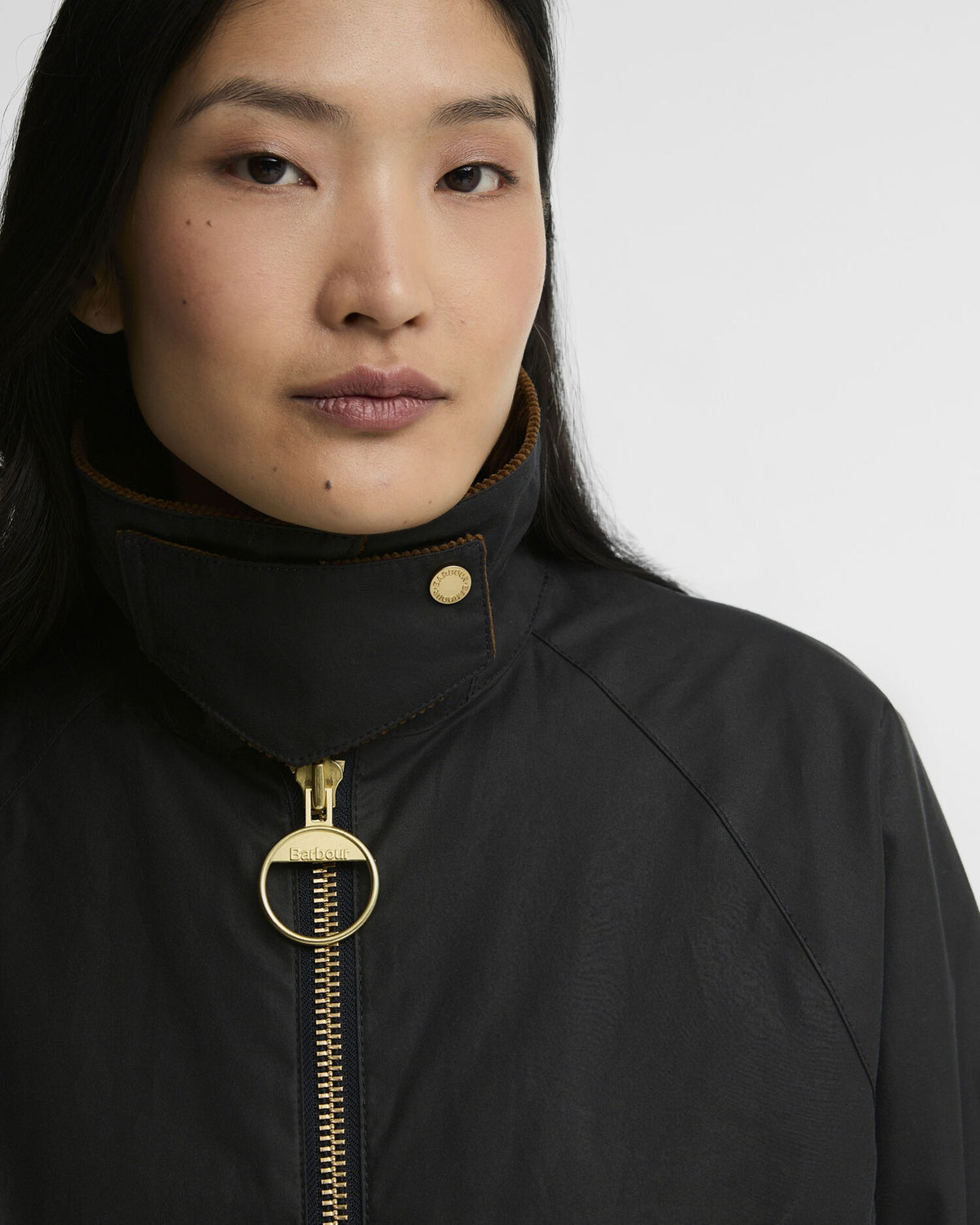Arlene Waxed Jacket - Navy/Ancient