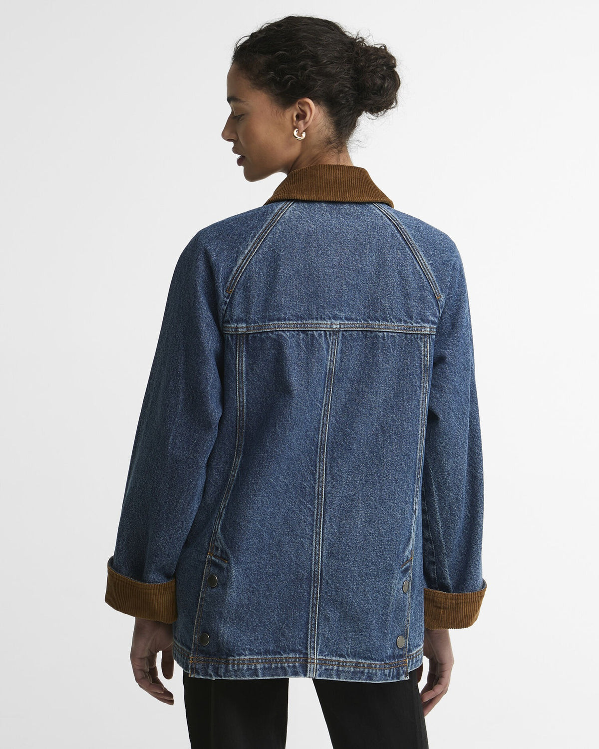 Modern Beadnell Denim Jacket - Mid Blue Denim/Classic