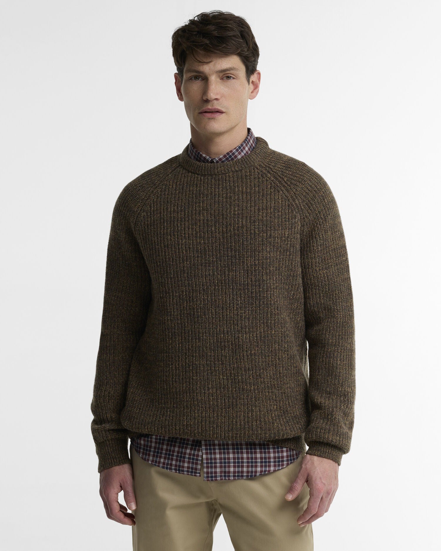 Horseford Crew Neck Jumper - Camel