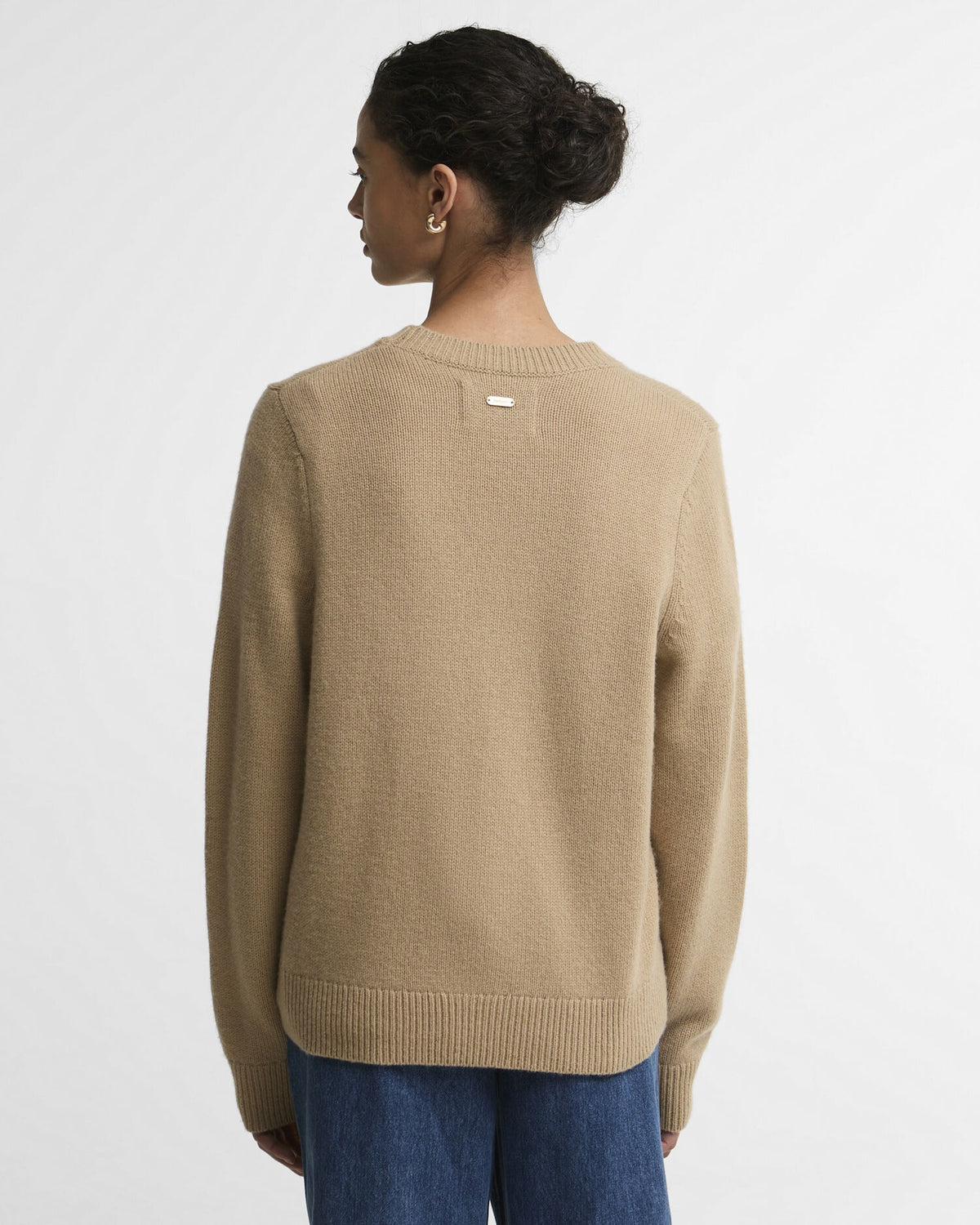 Woodhouse Wool-Cashmere Crew Neck Jumper - Warm Trench