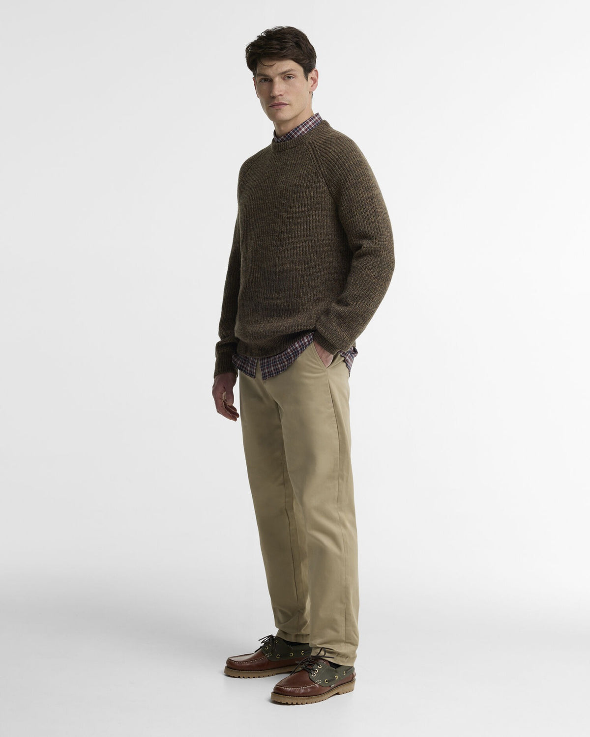 Horseford Crew Neck Jumper - Camel