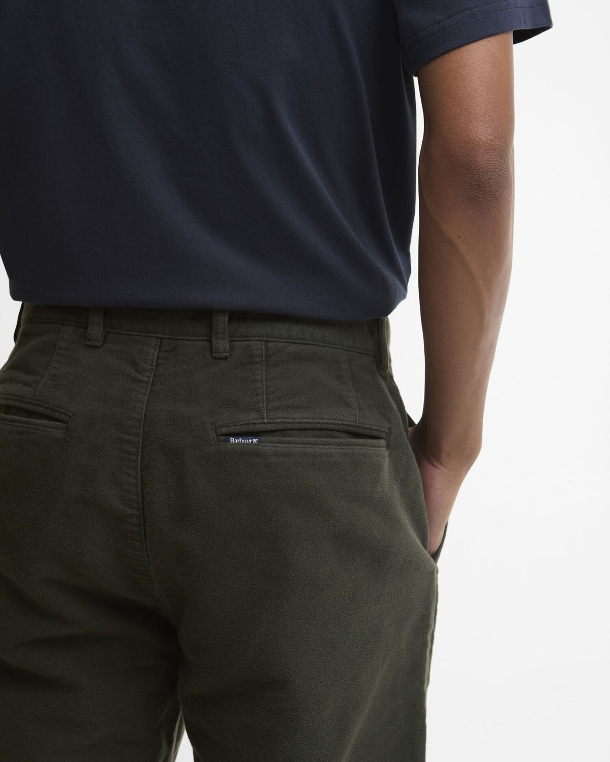 Moleskin Tailored Trousers - Sage