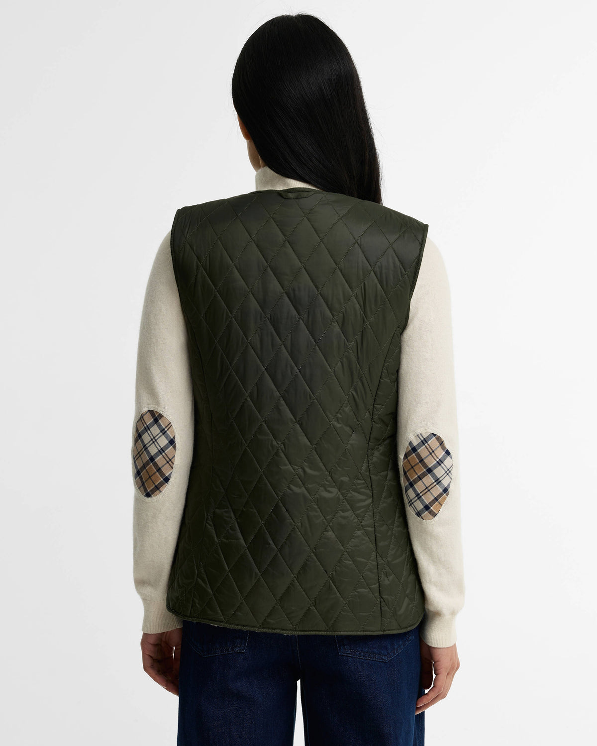 Markenfield Liner - Olive/Natural