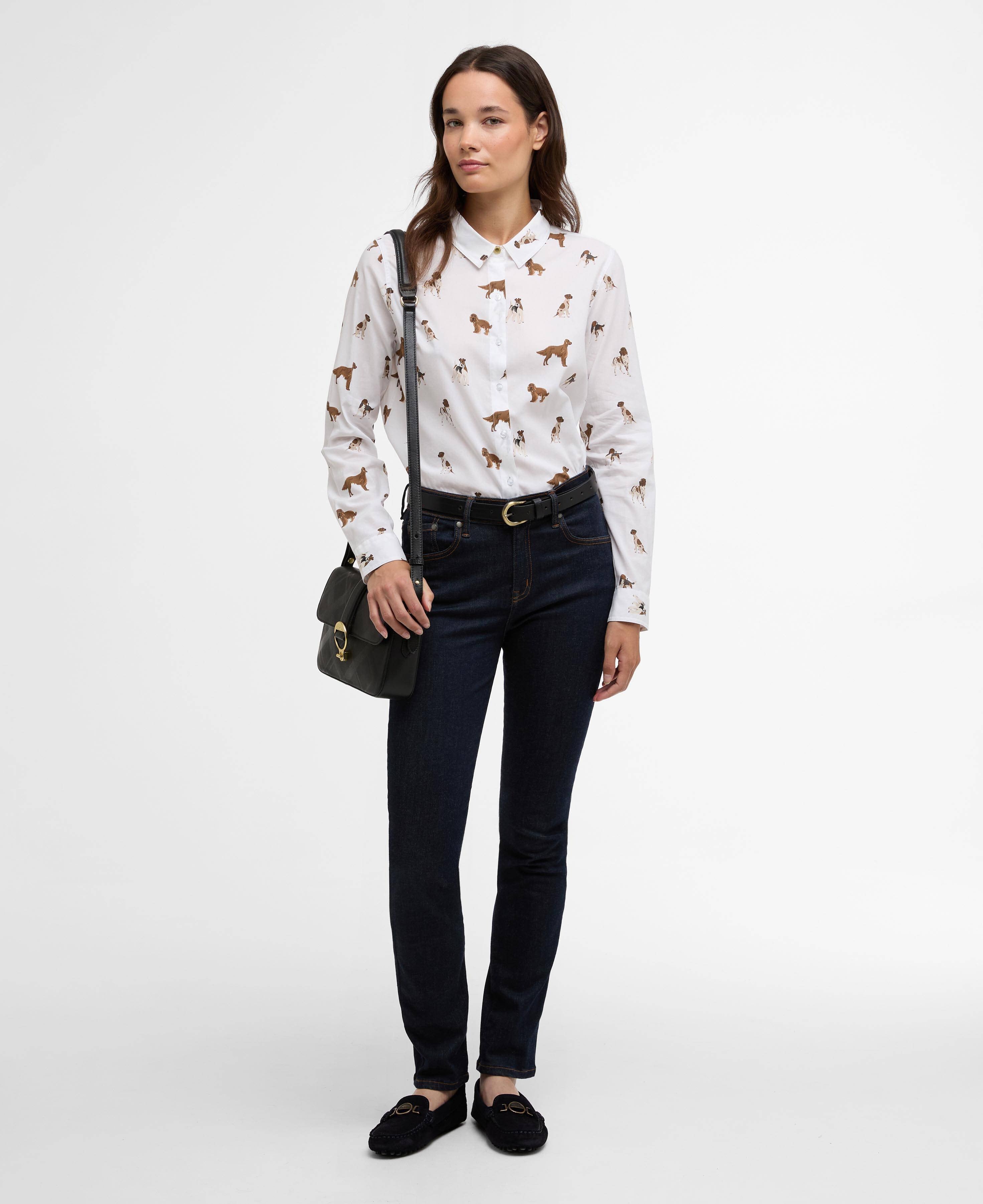 Safari Relaxed Long-Sleeved Shirt - Multi Dog Print