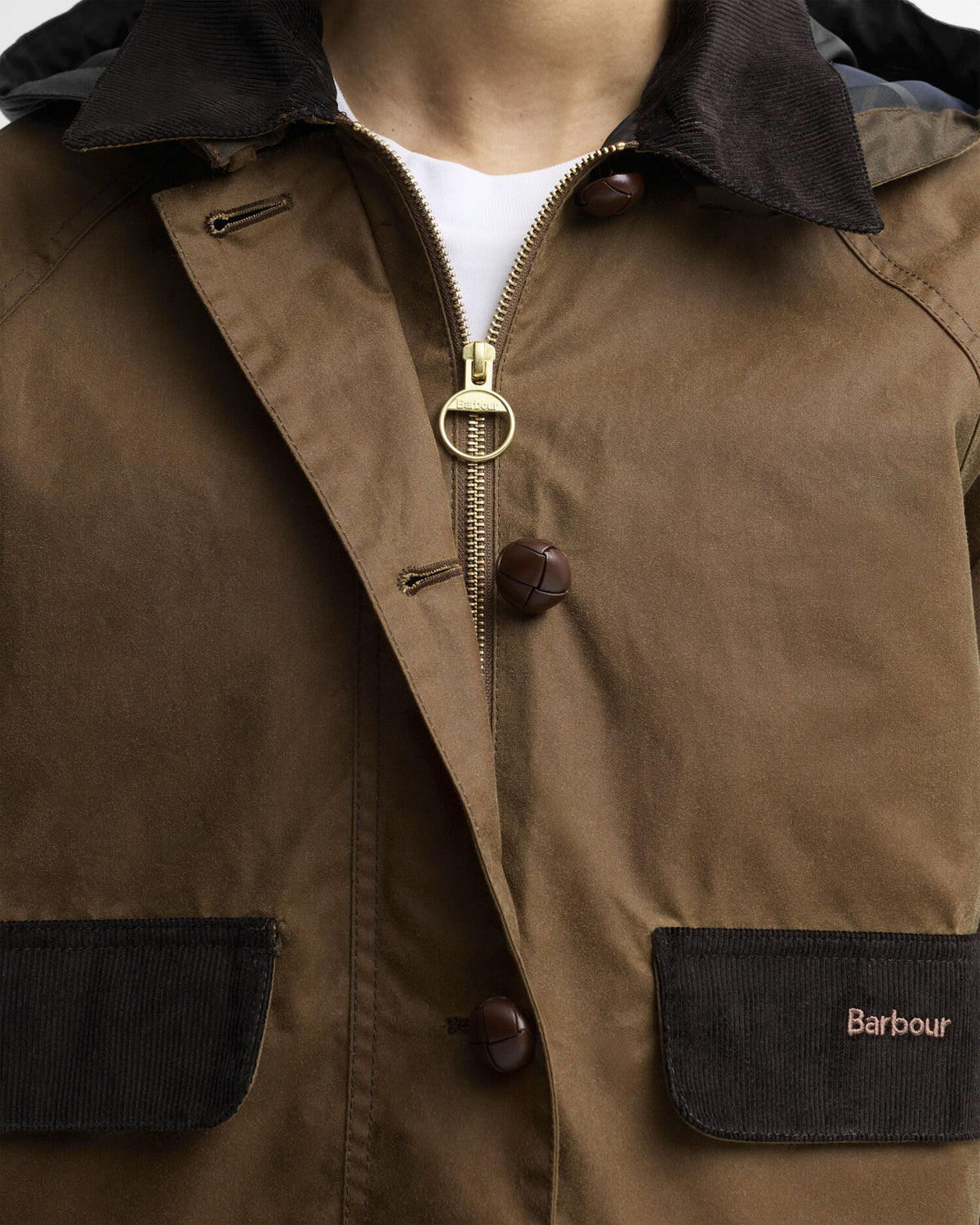 Adina Waxed Jacket - Tan/Shadow Classic