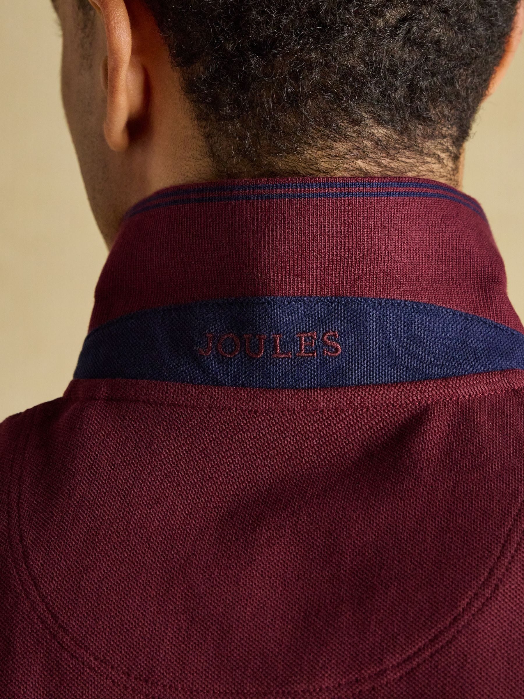 Woody Burgundy Cotton Pique Polo Shirt
