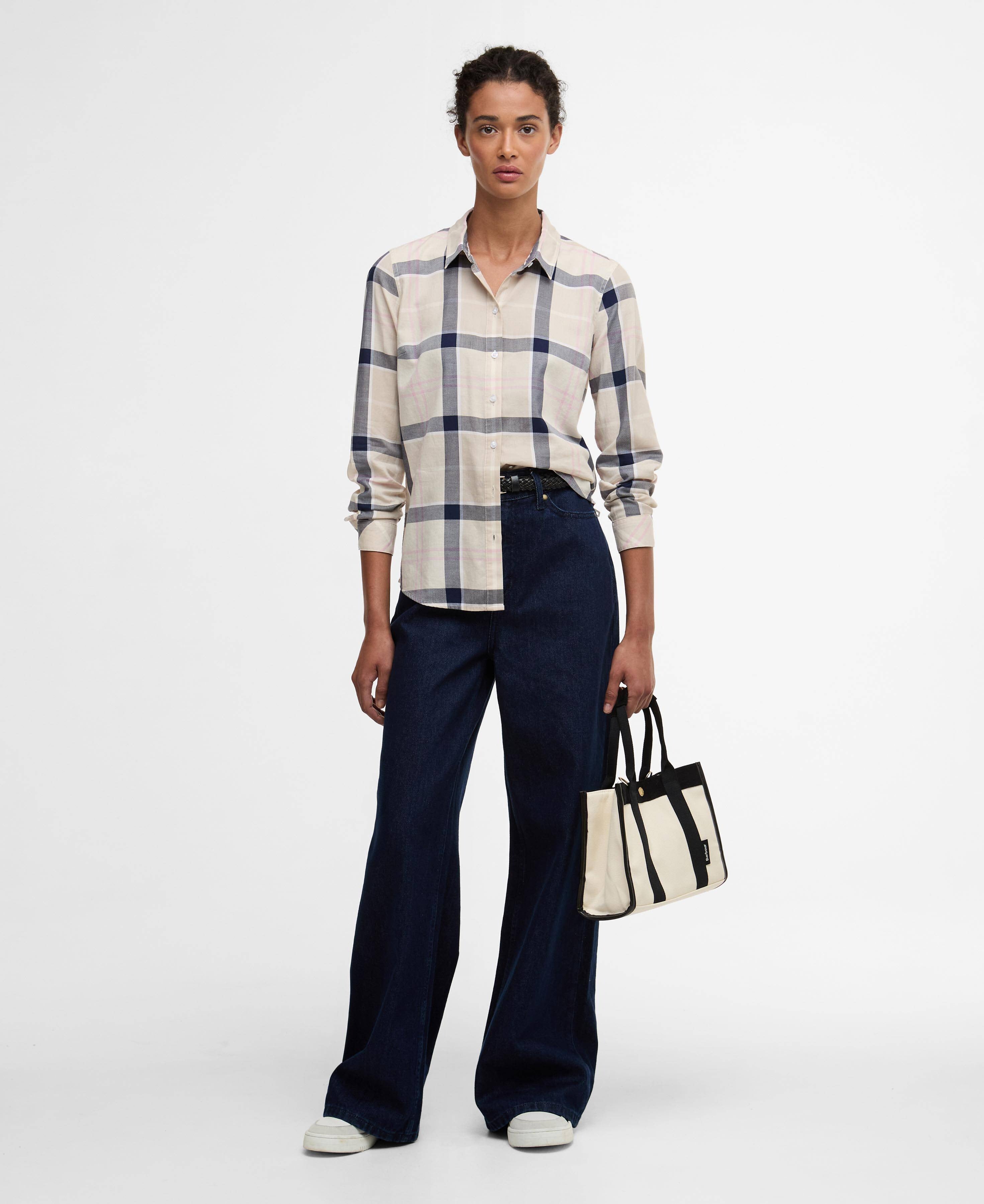 Bredon Regular Long-Sleeved Shirt - Cherry Blossom Tartan