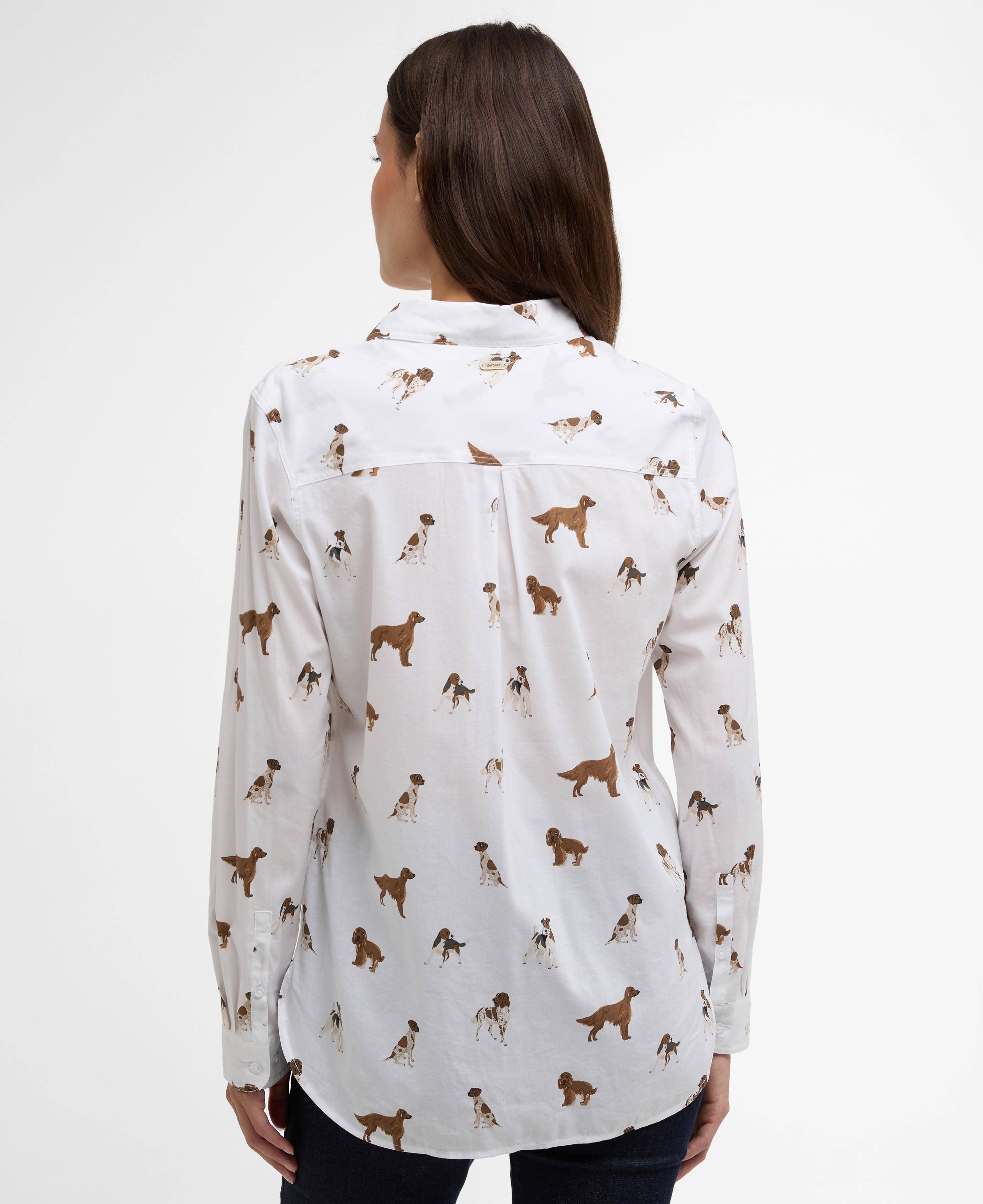 Safari Relaxed Long-Sleeved Shirt - Multi Dog Print