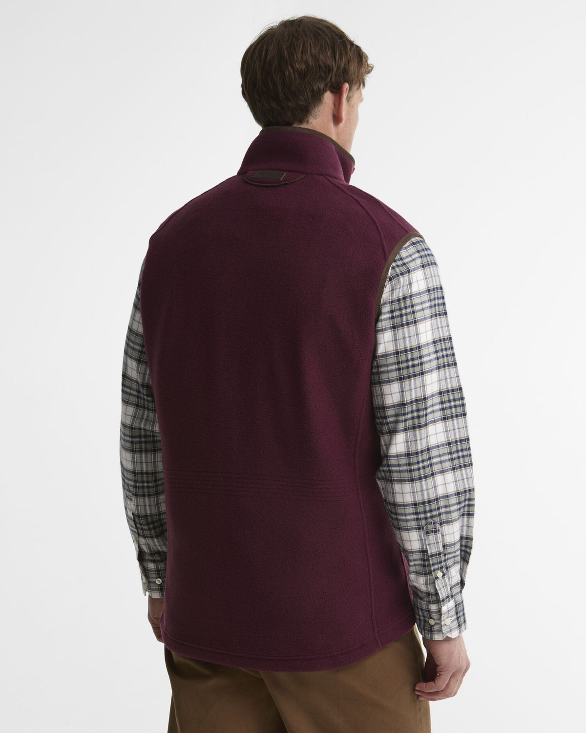 Langdale Fleece Gilet - Dark Bordeaux