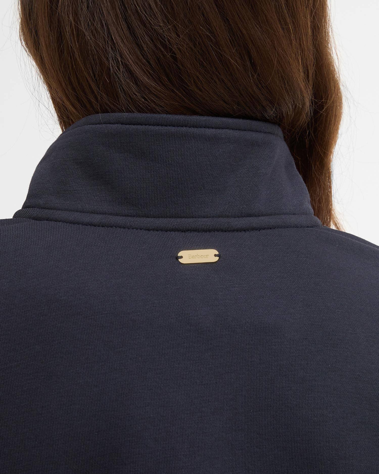 Zaria Quarter-Zip Jumper - Dark Navy
