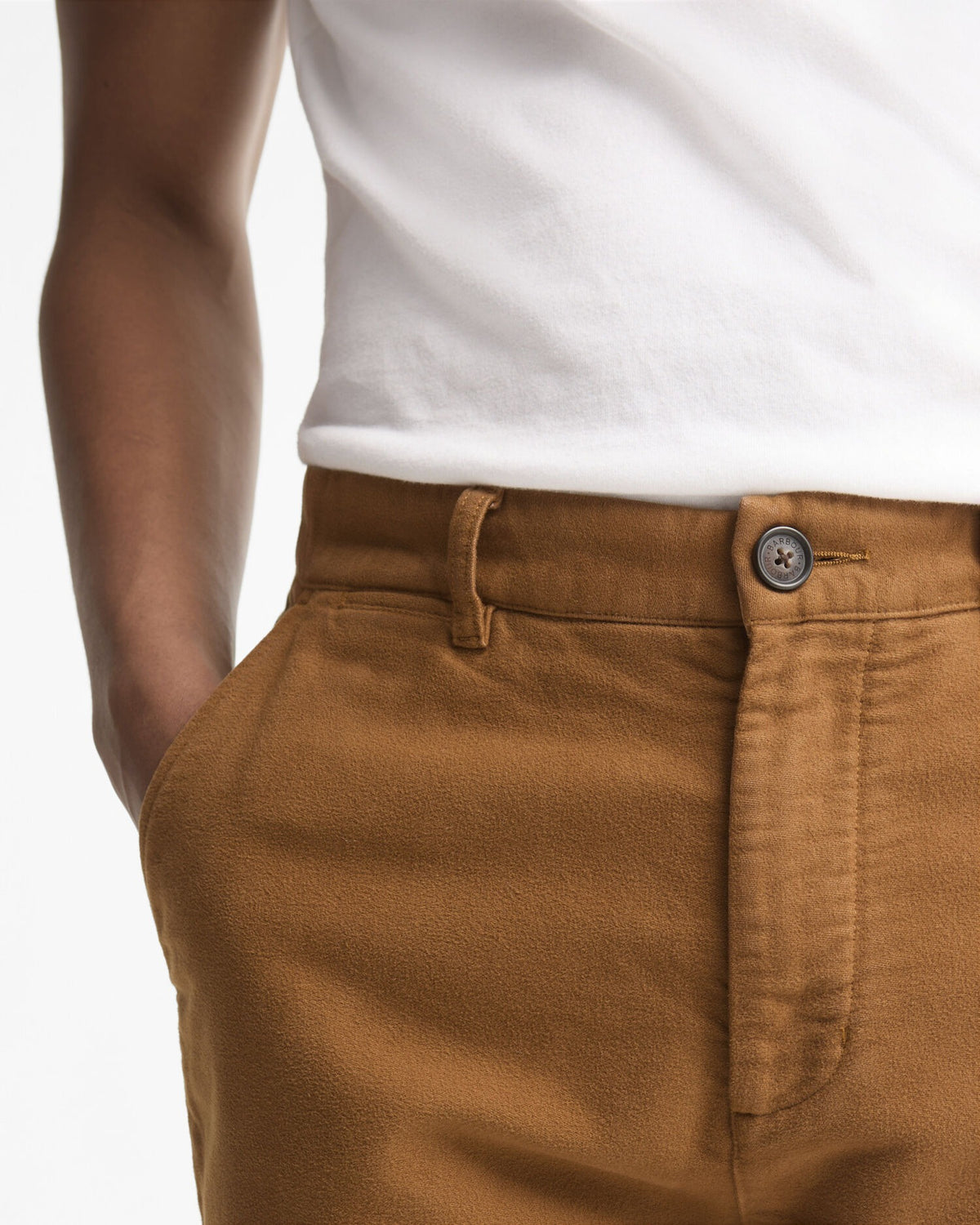 Moleskin Tailored Trousers - Cinnamon