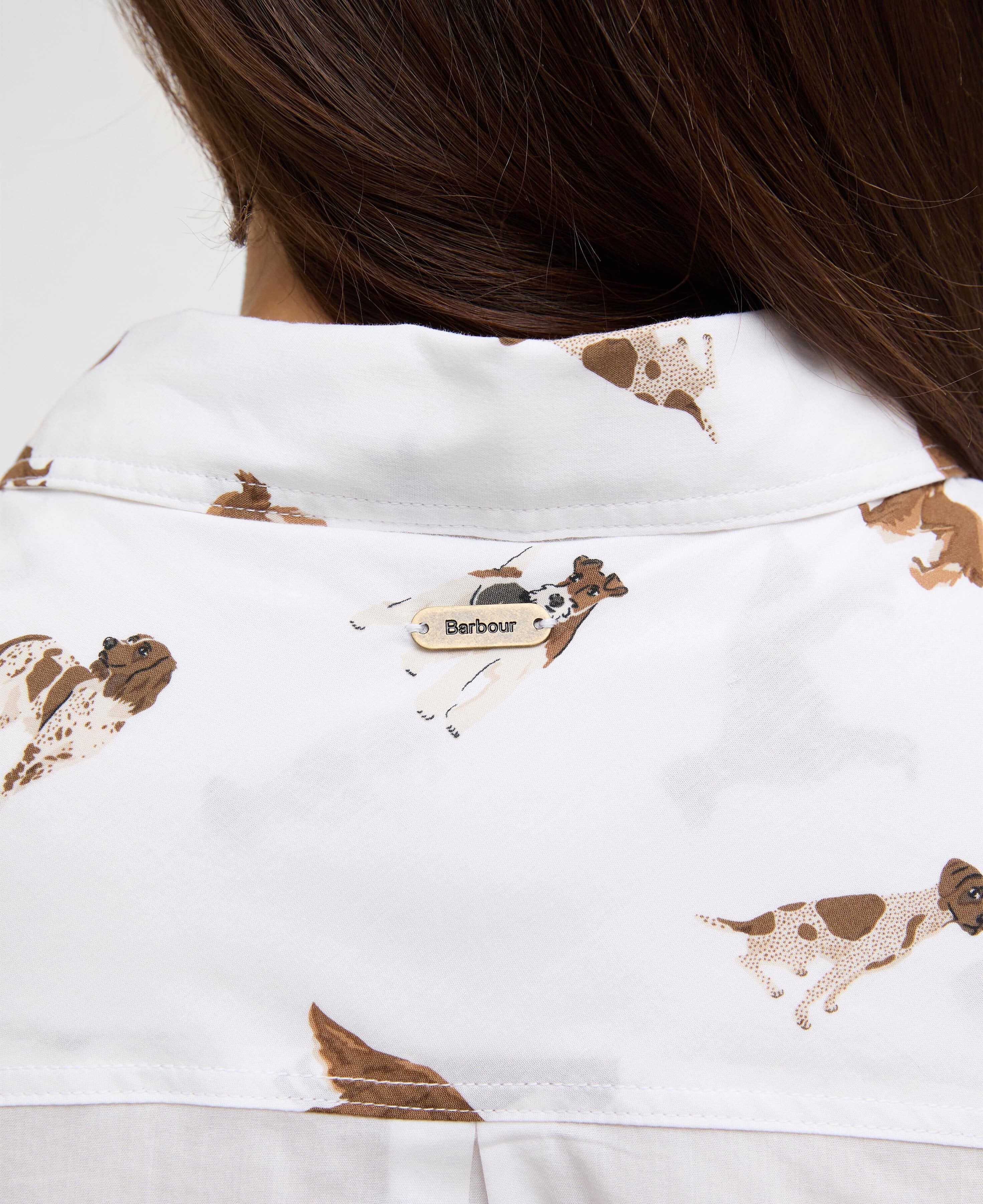 Safari Relaxed Long-Sleeved Shirt - Multi Dog Print