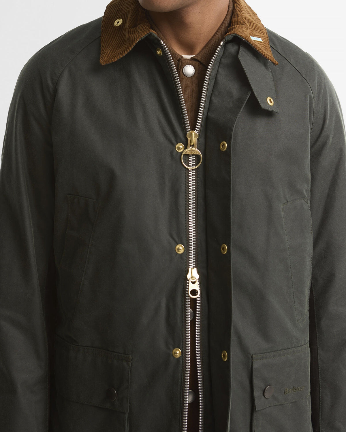 Icons Ashby Waxed Jacket - Sage