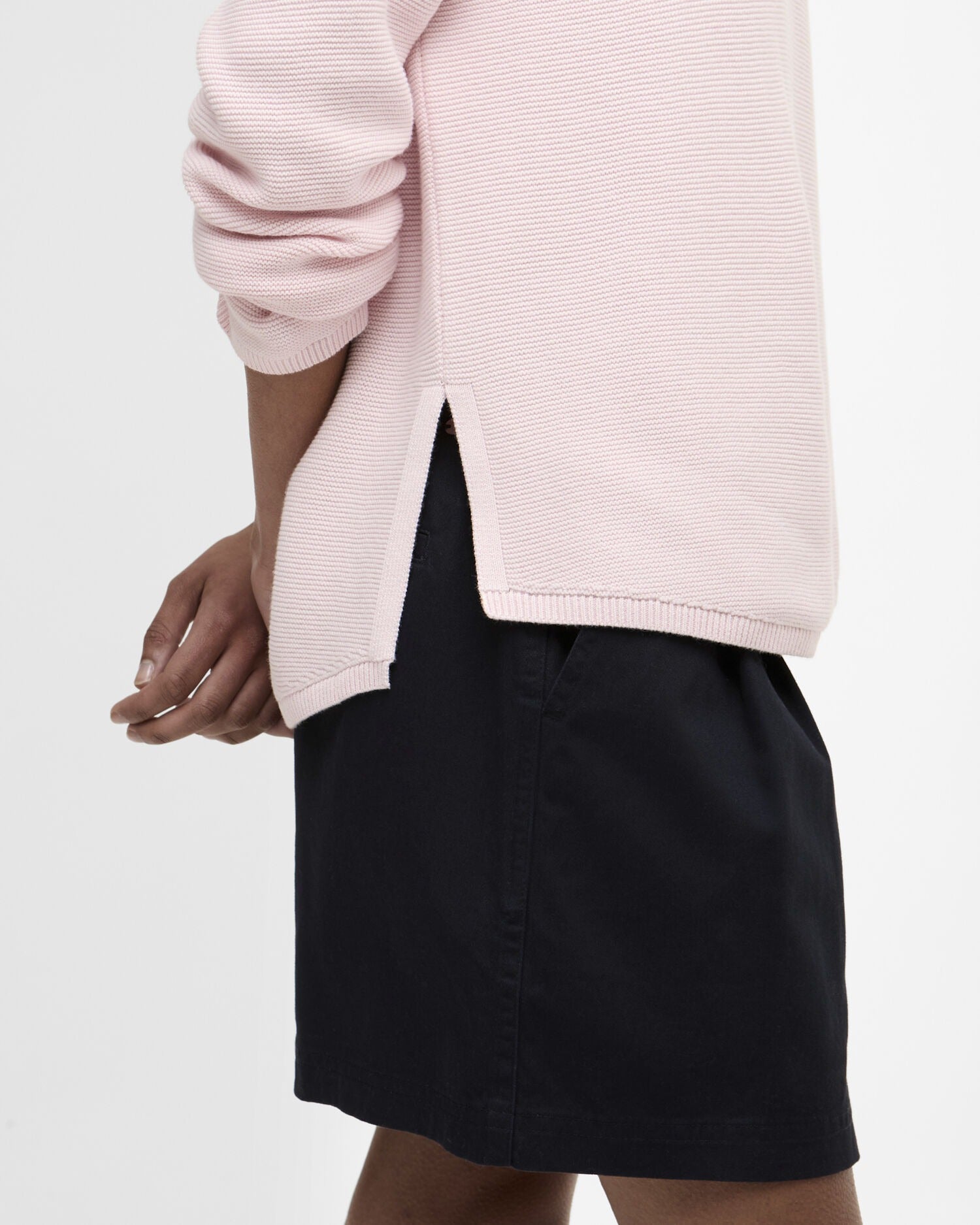 Marine Crew Neck Jumper - Pink