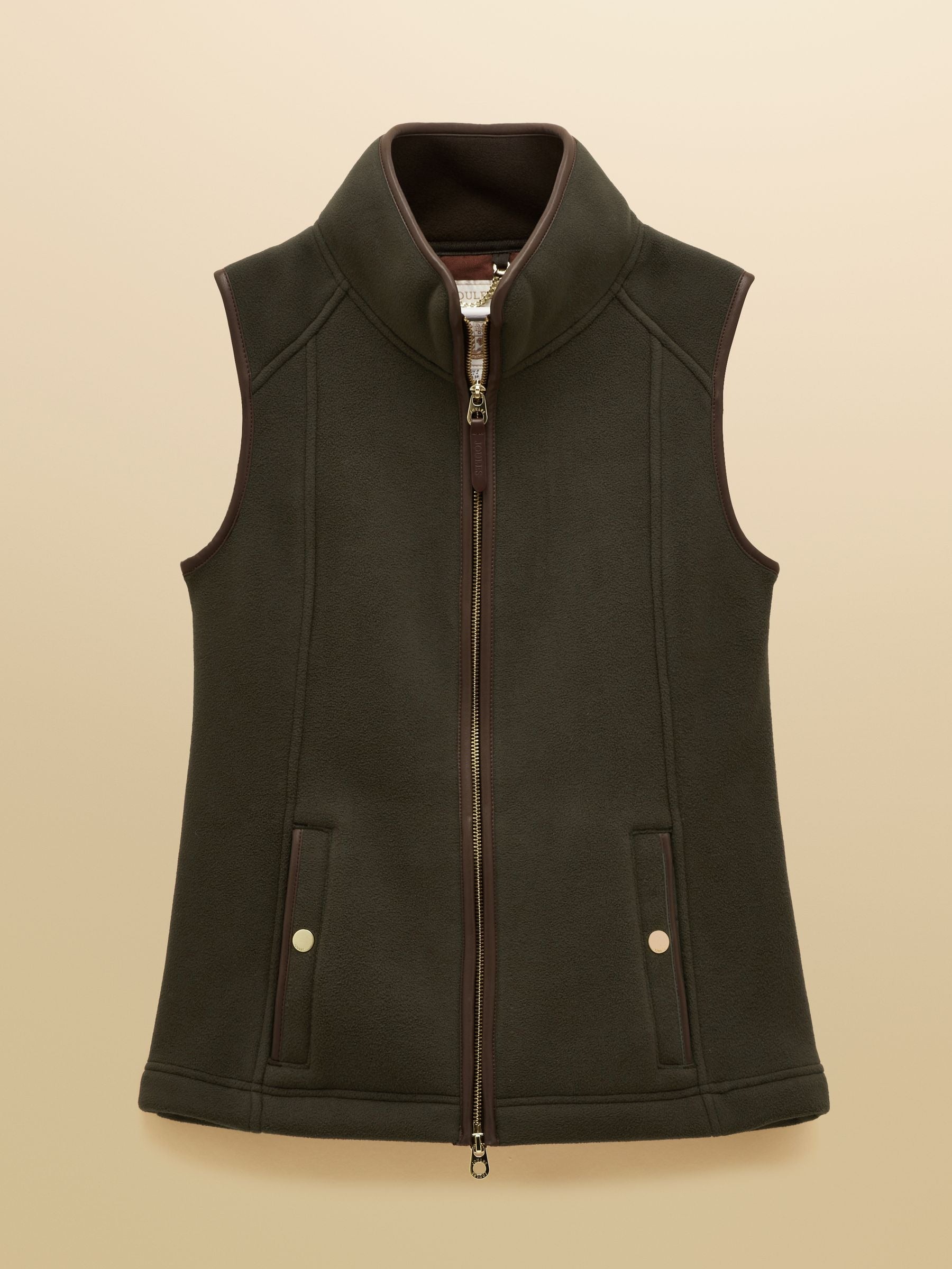 Heritage Khaki Green Regular Fleece Gilet