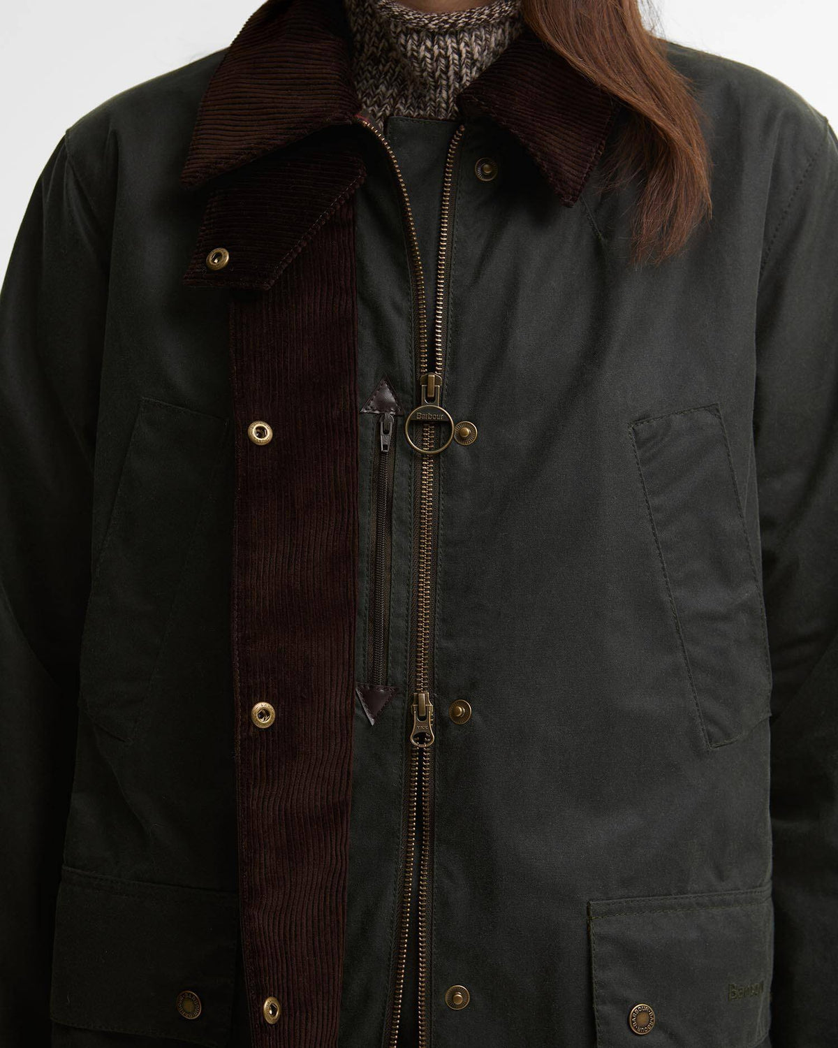 Antoinette Waxed Trench Coat - Sage/Classic