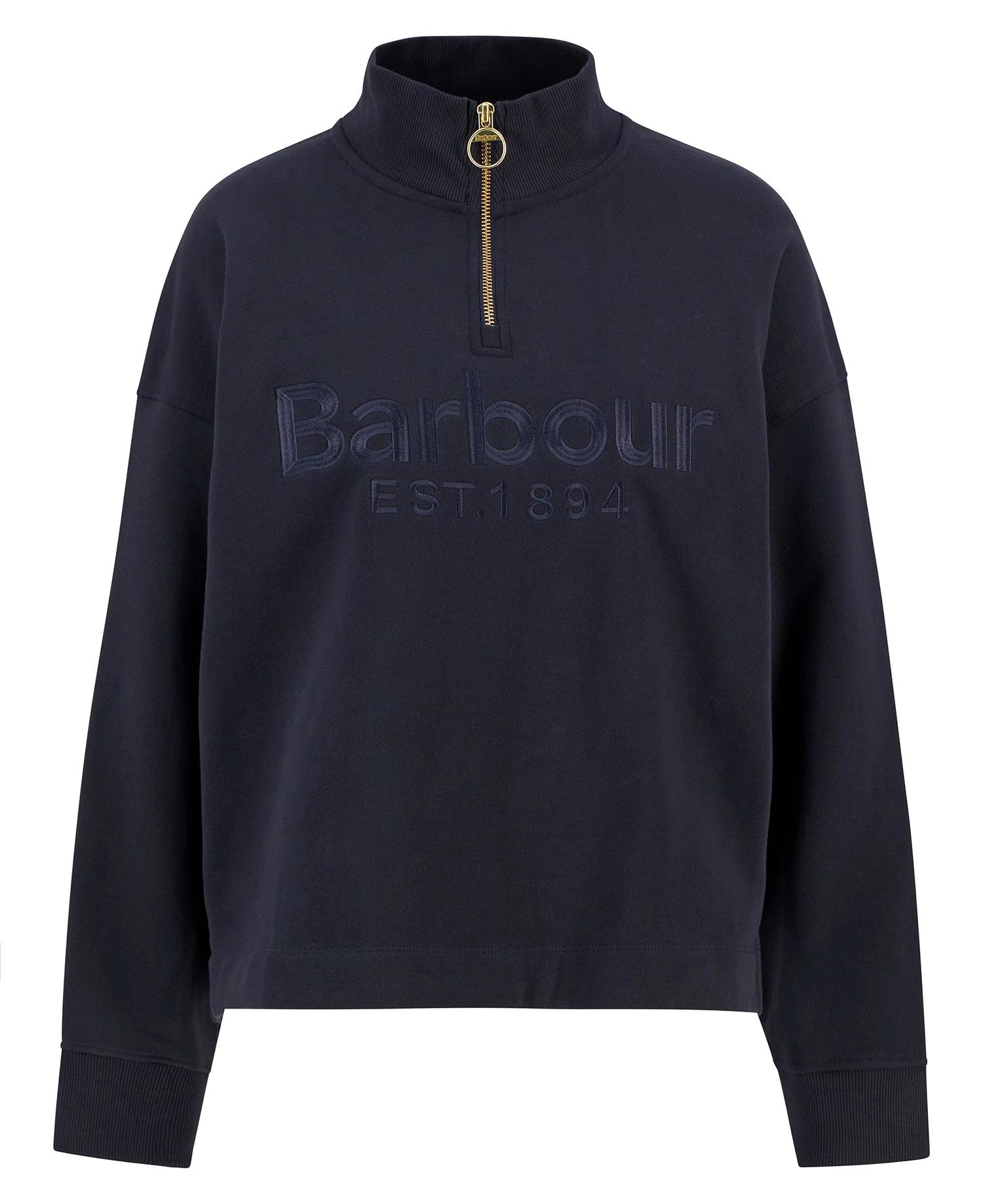 Sara Half Zip Sweatshirt - Dark Navy