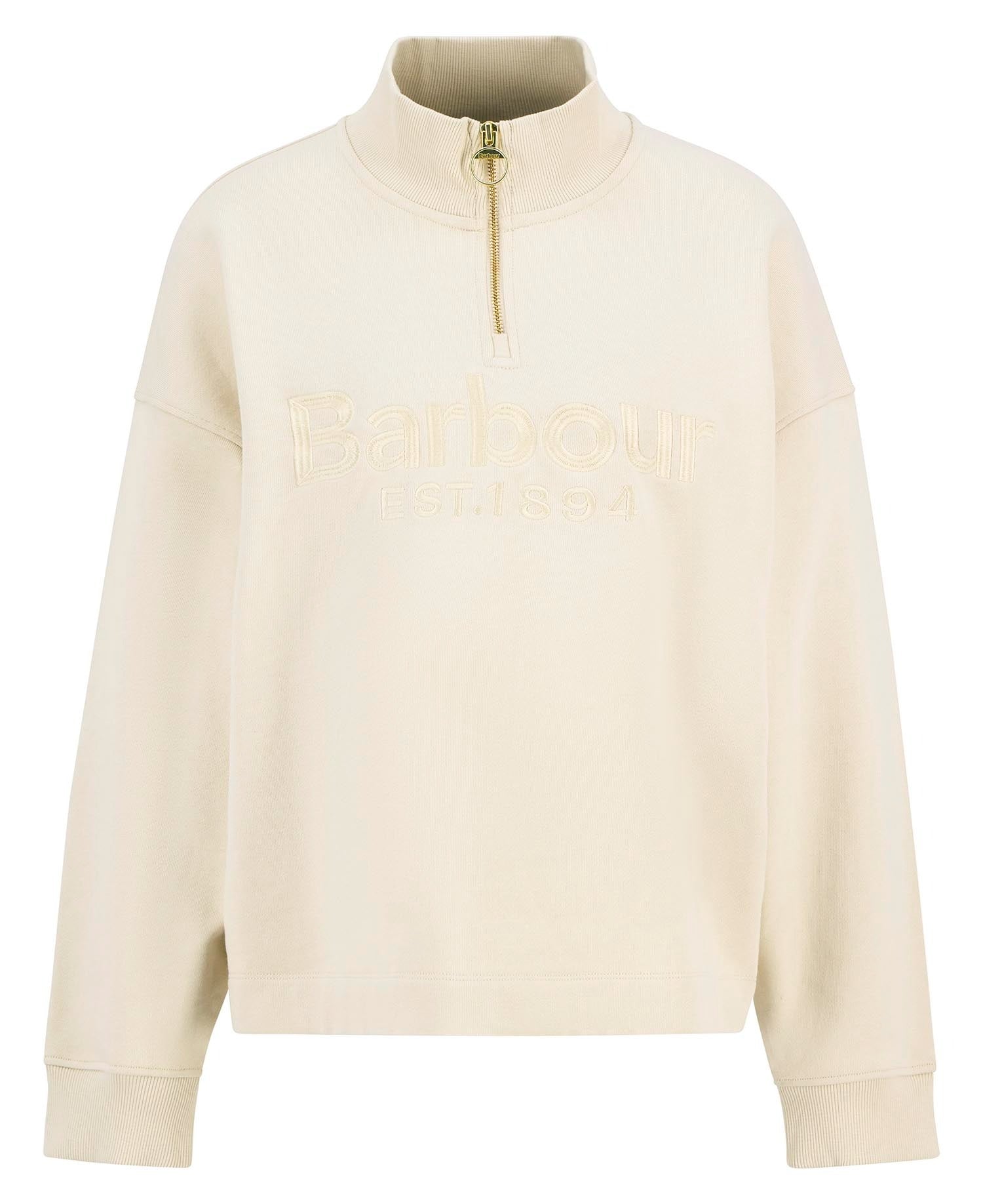 Sara Half Zip Sweatshirt - Oat