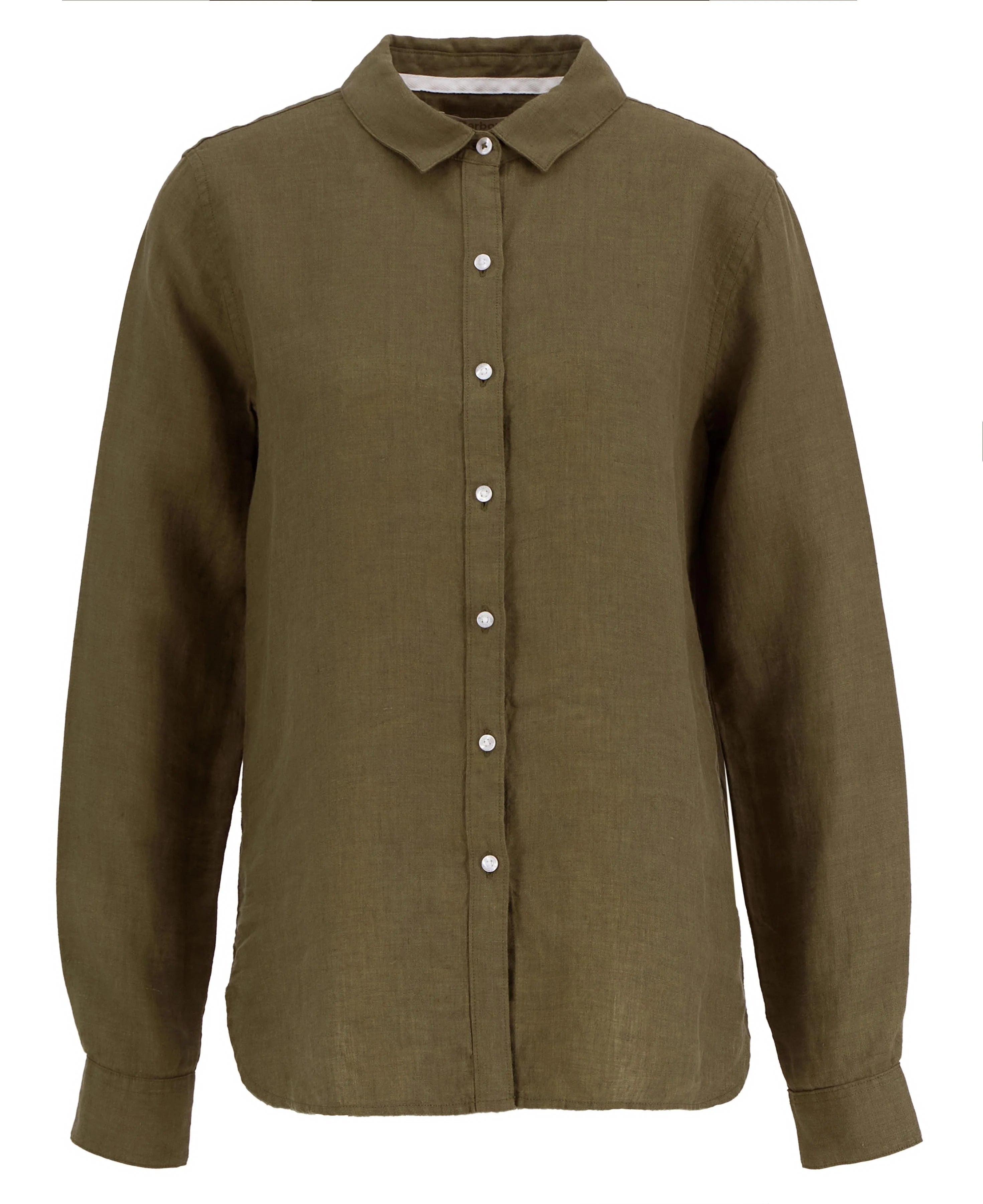 Marine Relaxed Long-Sleeved Shirt - Dusky Khaki