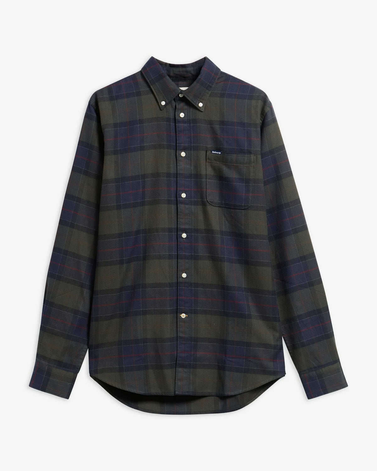 Kyeloch Tailored Long-Sleeved Shirt - Shadow Classic Tartan