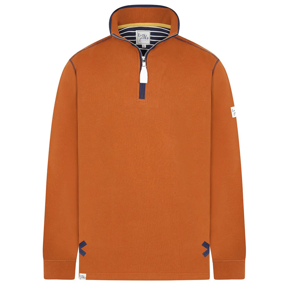 LJ3 - Ladies Quarter Zip Sweatshirt - Orange