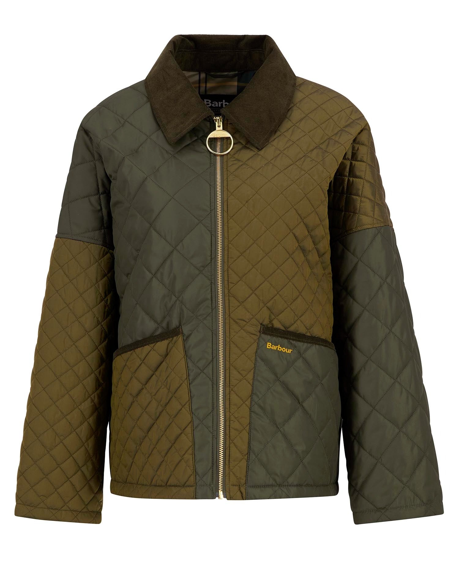 Danby Quilted Jacket - Golden Olive/Olive/Ancient Tartan