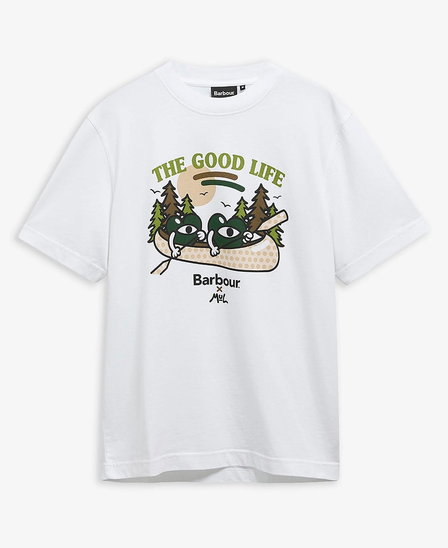 Barbour x Mul Good Life Relaxed T-Shirt White