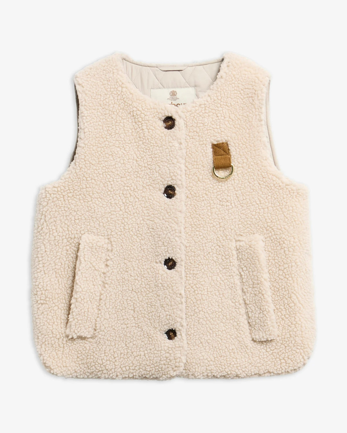 Bowes Fleece Gilet - Ecru
