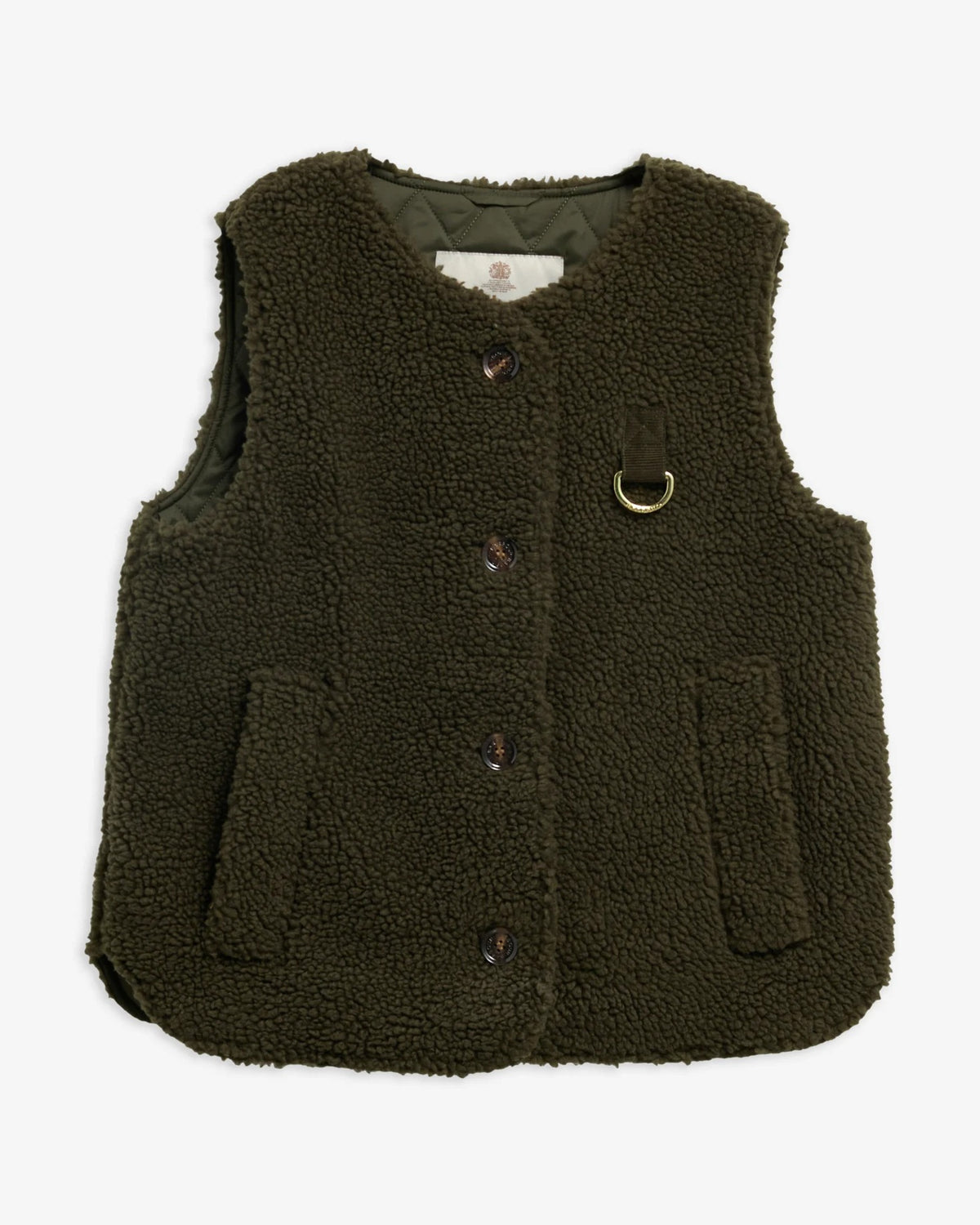 Bowes Fleece Gilet - Olive