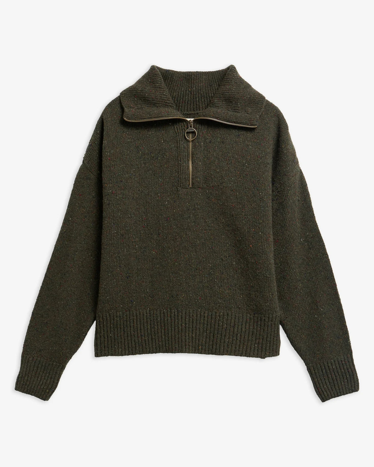 Lavensdale Quarter-Zip Jumper - Olive
