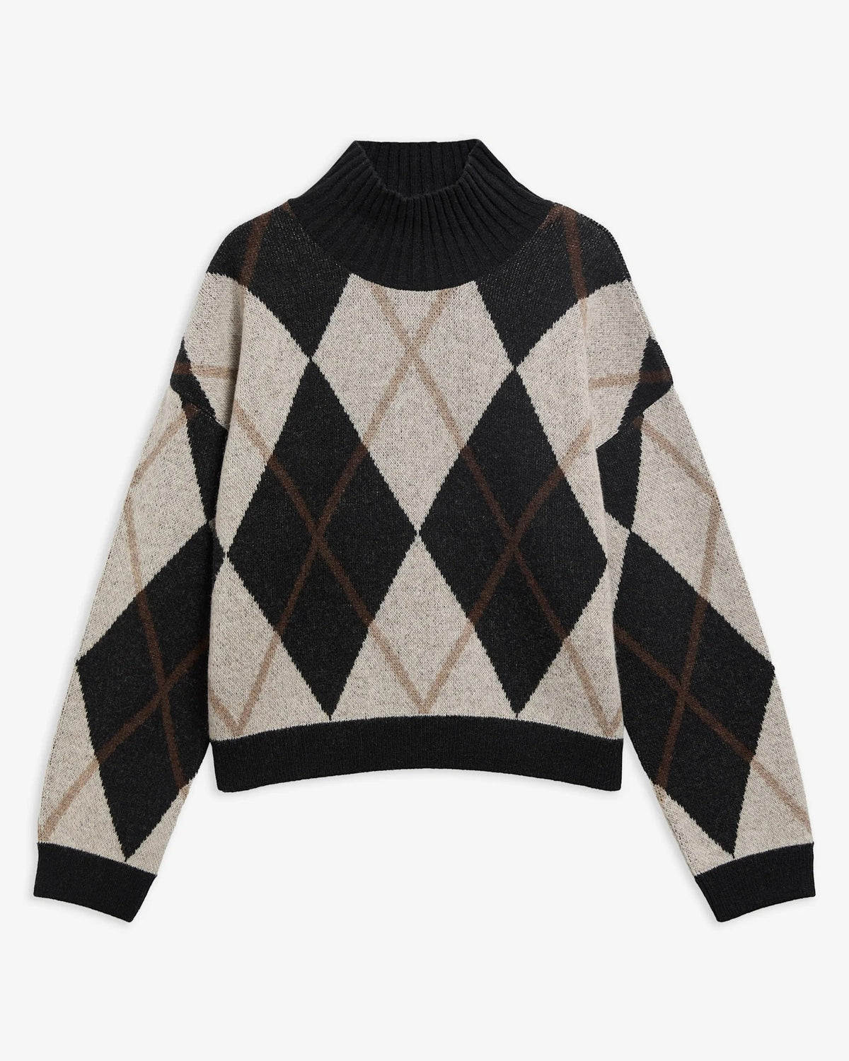 Marlow Argyle Wool Jumper - Multi