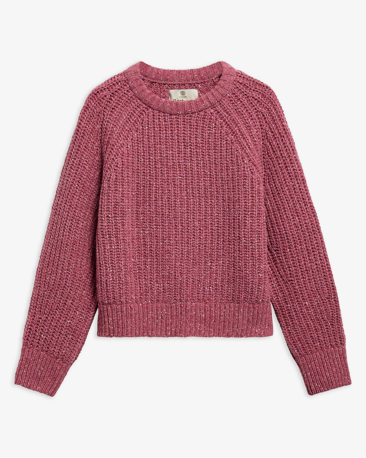 Alderney Wool-Blend Crew Neck Jumper - Tea Rose